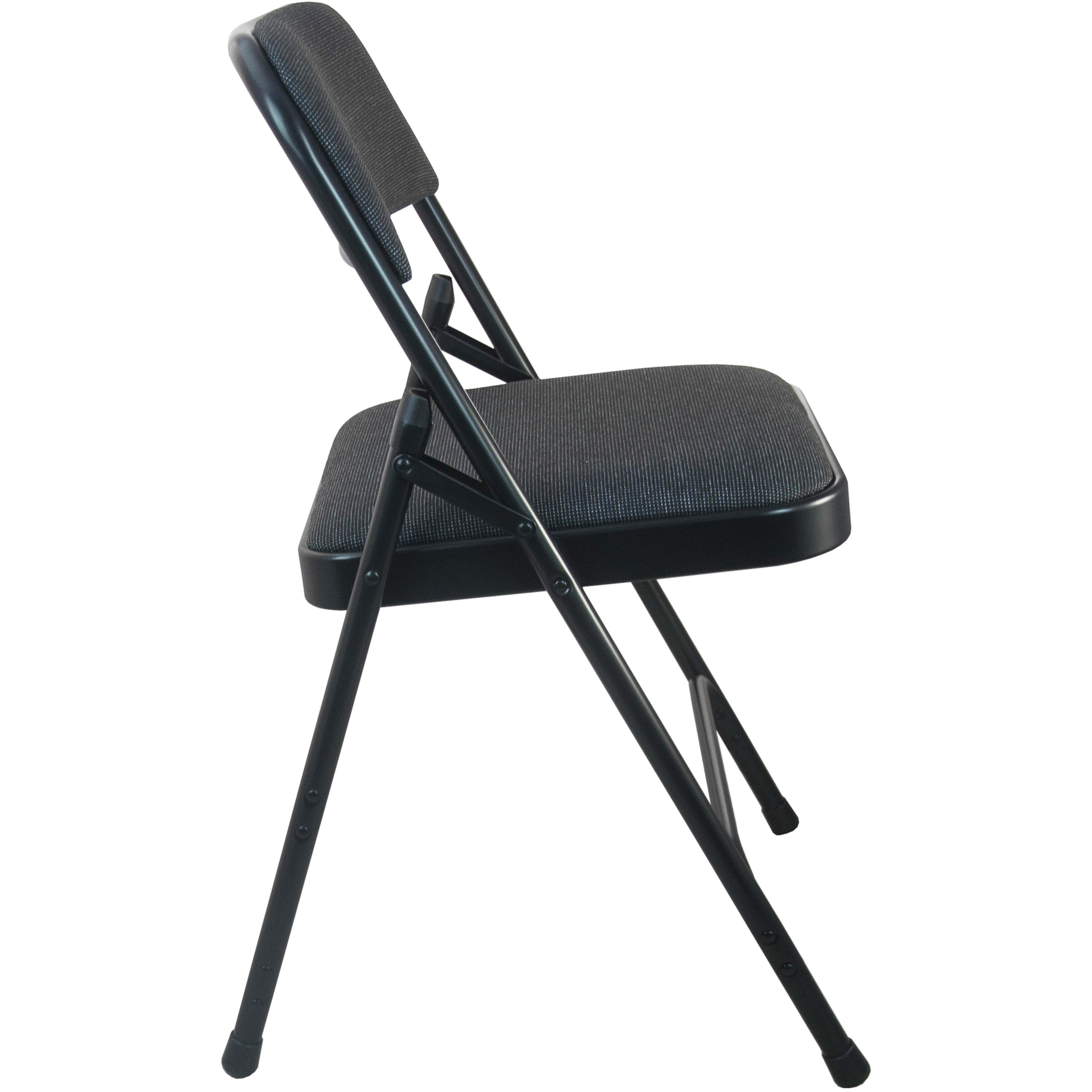 Padded Metal Folding Chair - Fabric Seat