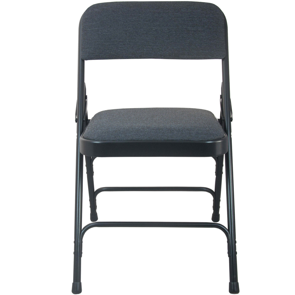 Padded Metal Folding Chair - Fabric Seat