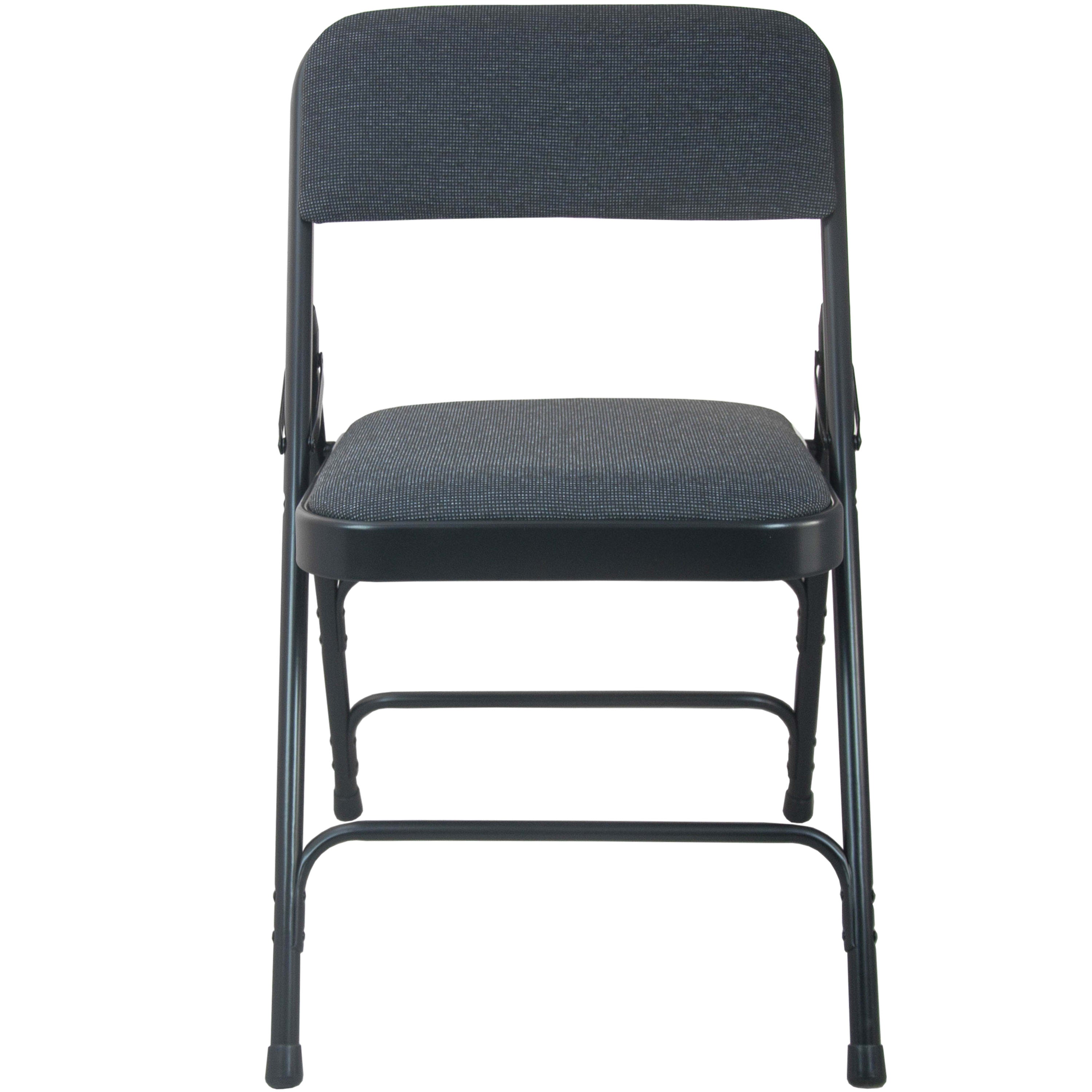 Padded Metal Folding Chair - Fabric Seat