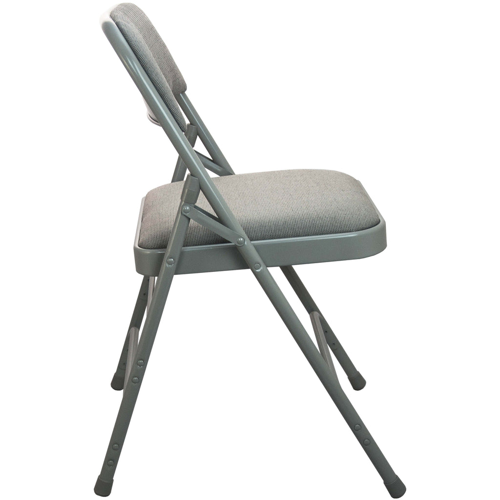 Padded Metal Folding Chair - Fabric Seat
