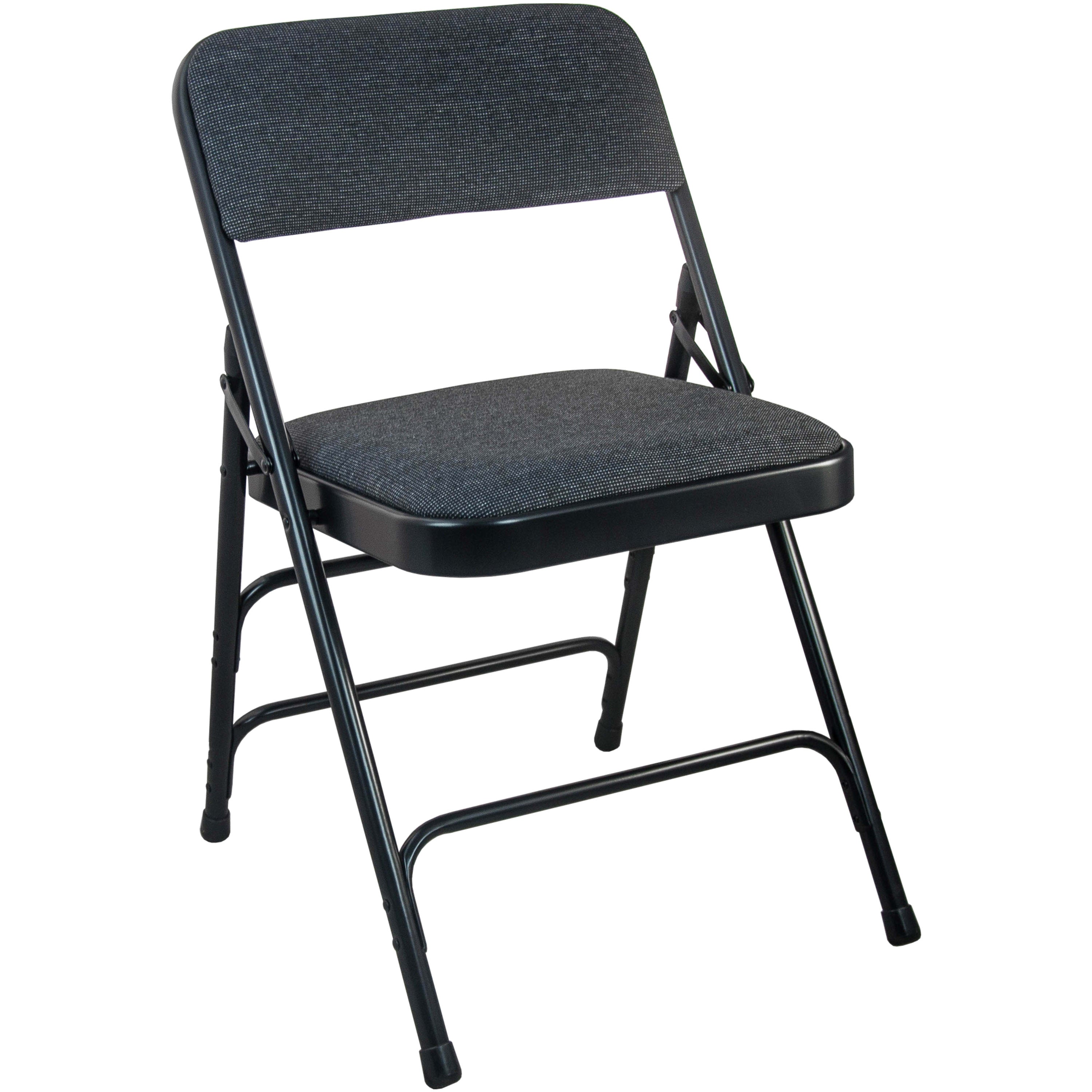 Padded Metal Folding Chair - Fabric Seat