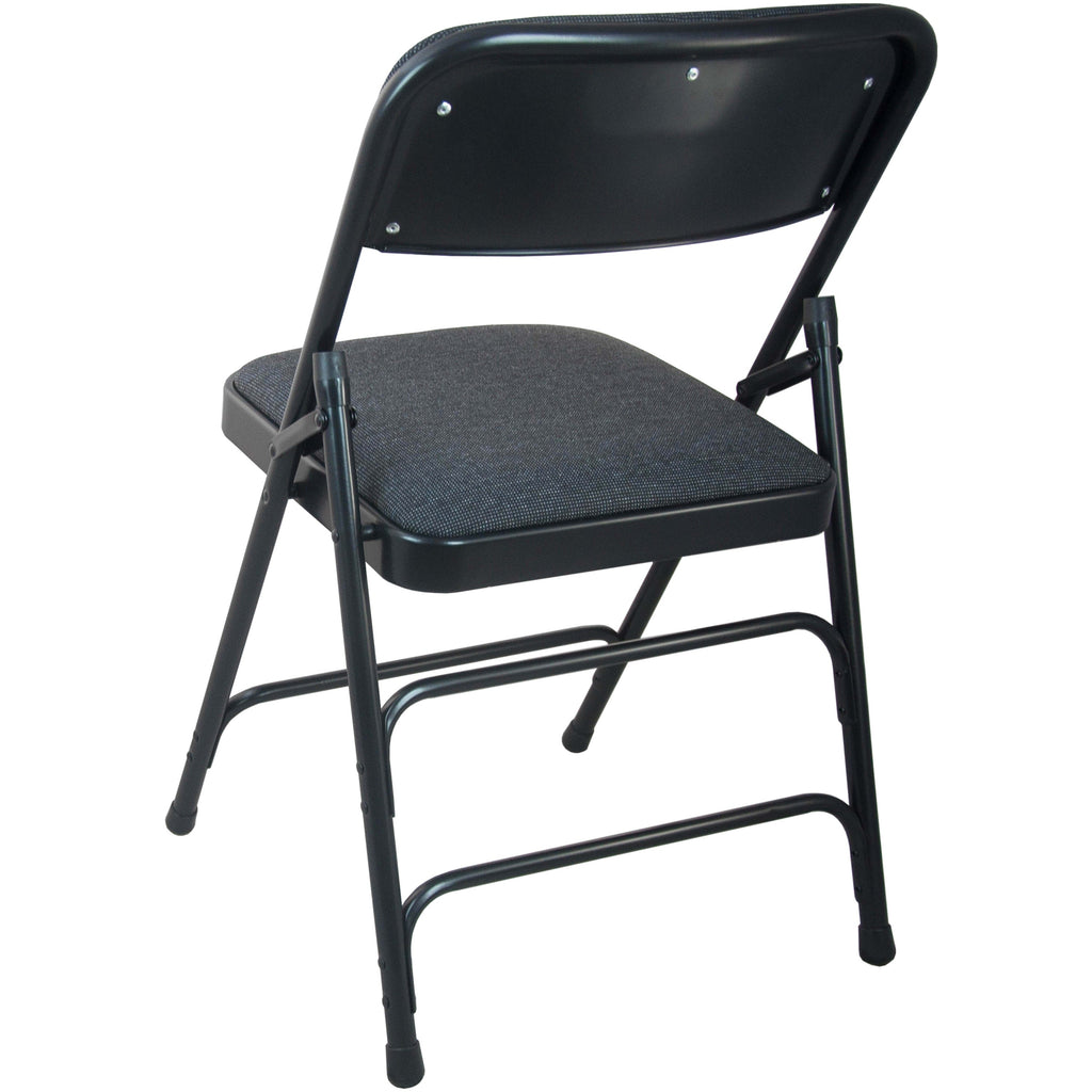 Padded Metal Folding Chair - Fabric Seat