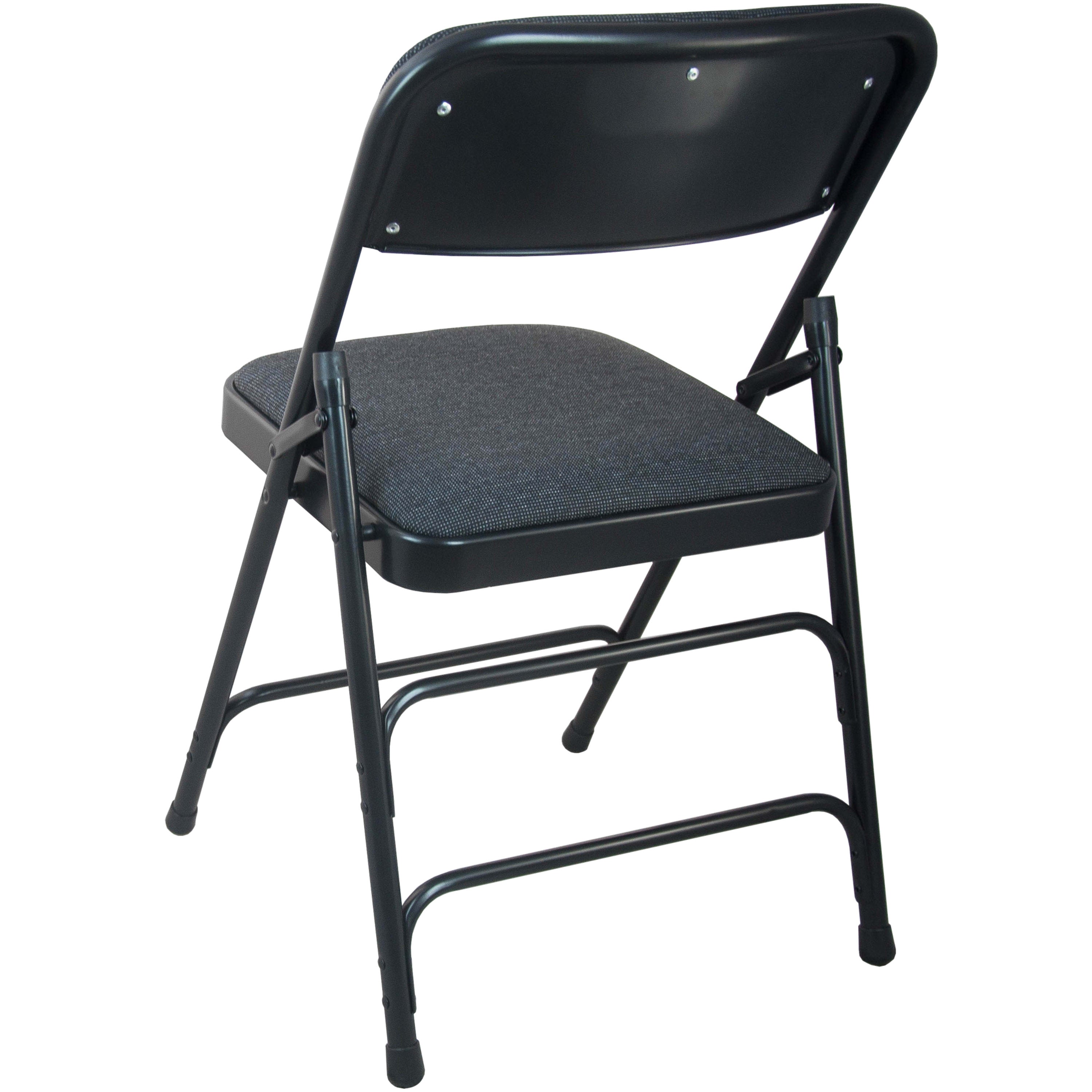 Padded Metal Folding Chair - Fabric Seat