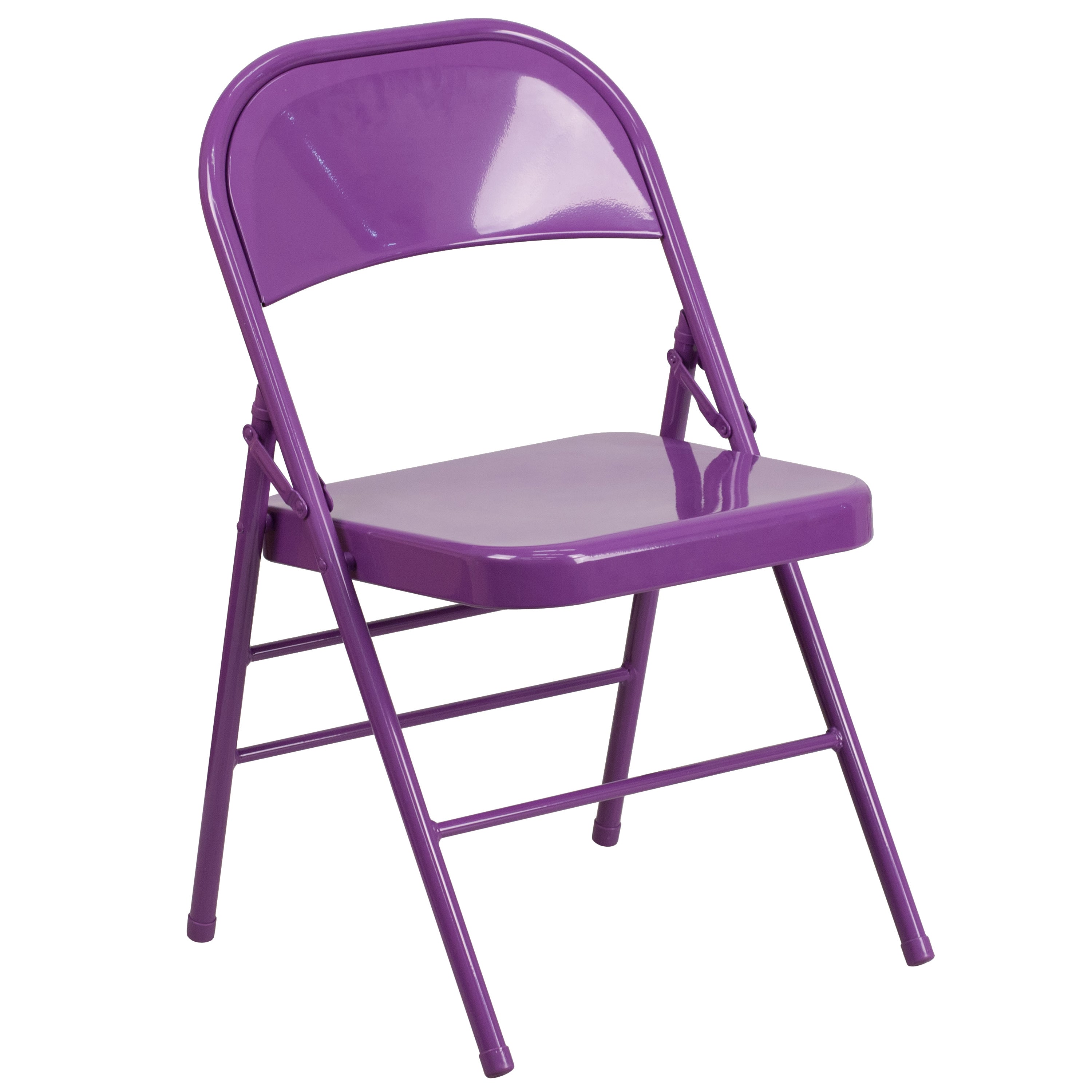 Series Triple Braced & Double Hinged Metal Folding Chair