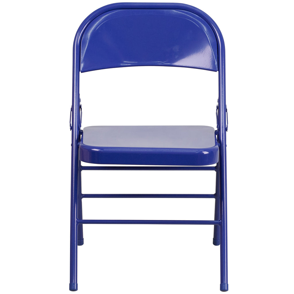 Series Triple Braced & Double Hinged Metal Folding Chair