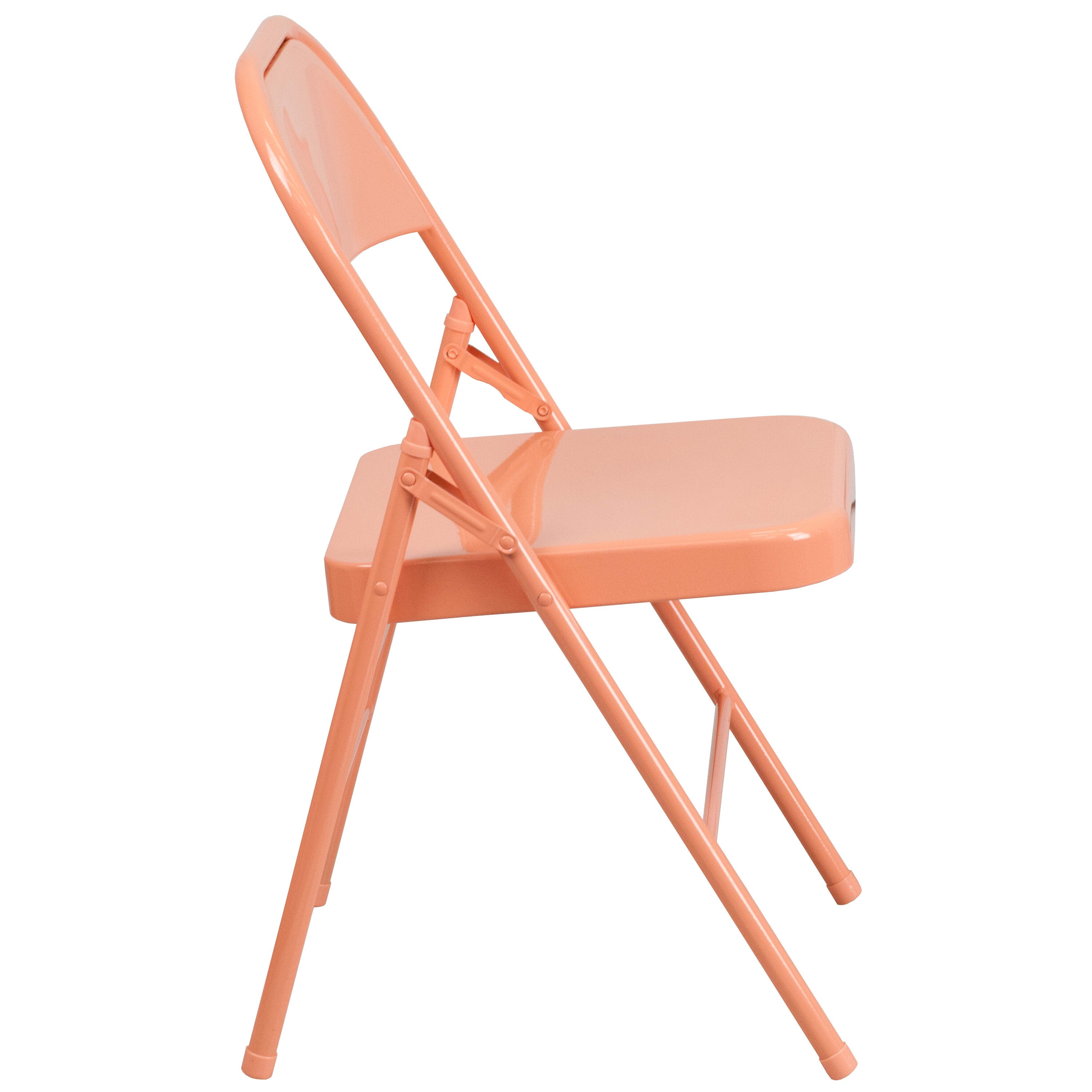 Series Triple Braced & Double Hinged Metal Folding Chair
