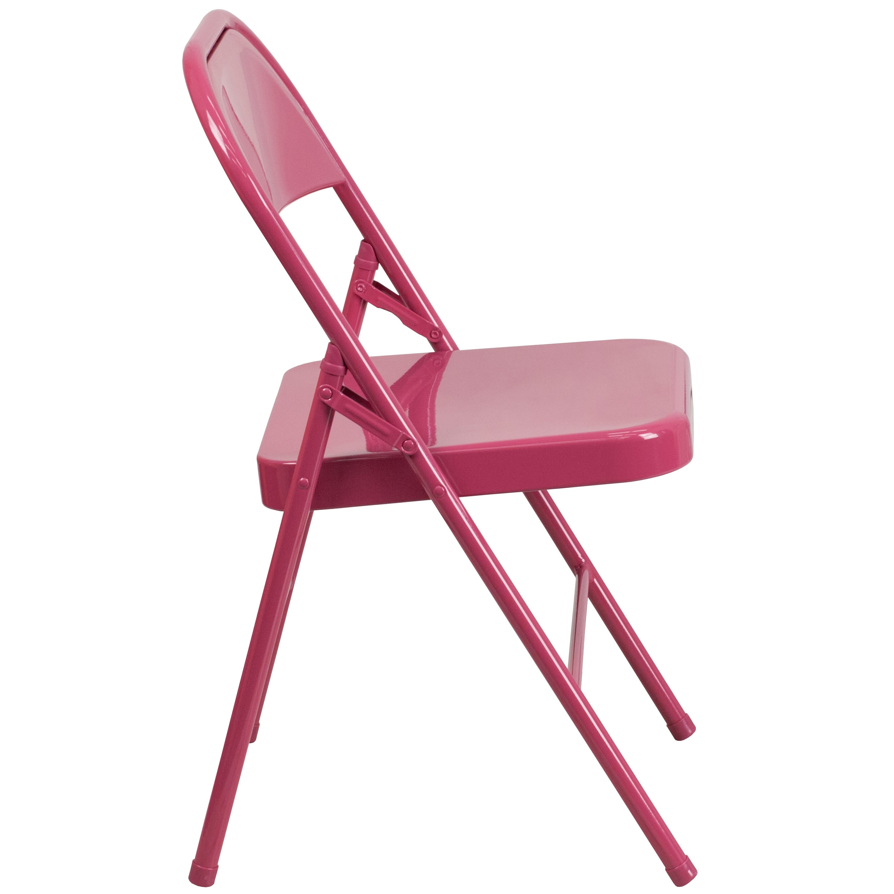 Series Triple Braced & Double Hinged Metal Folding Chair