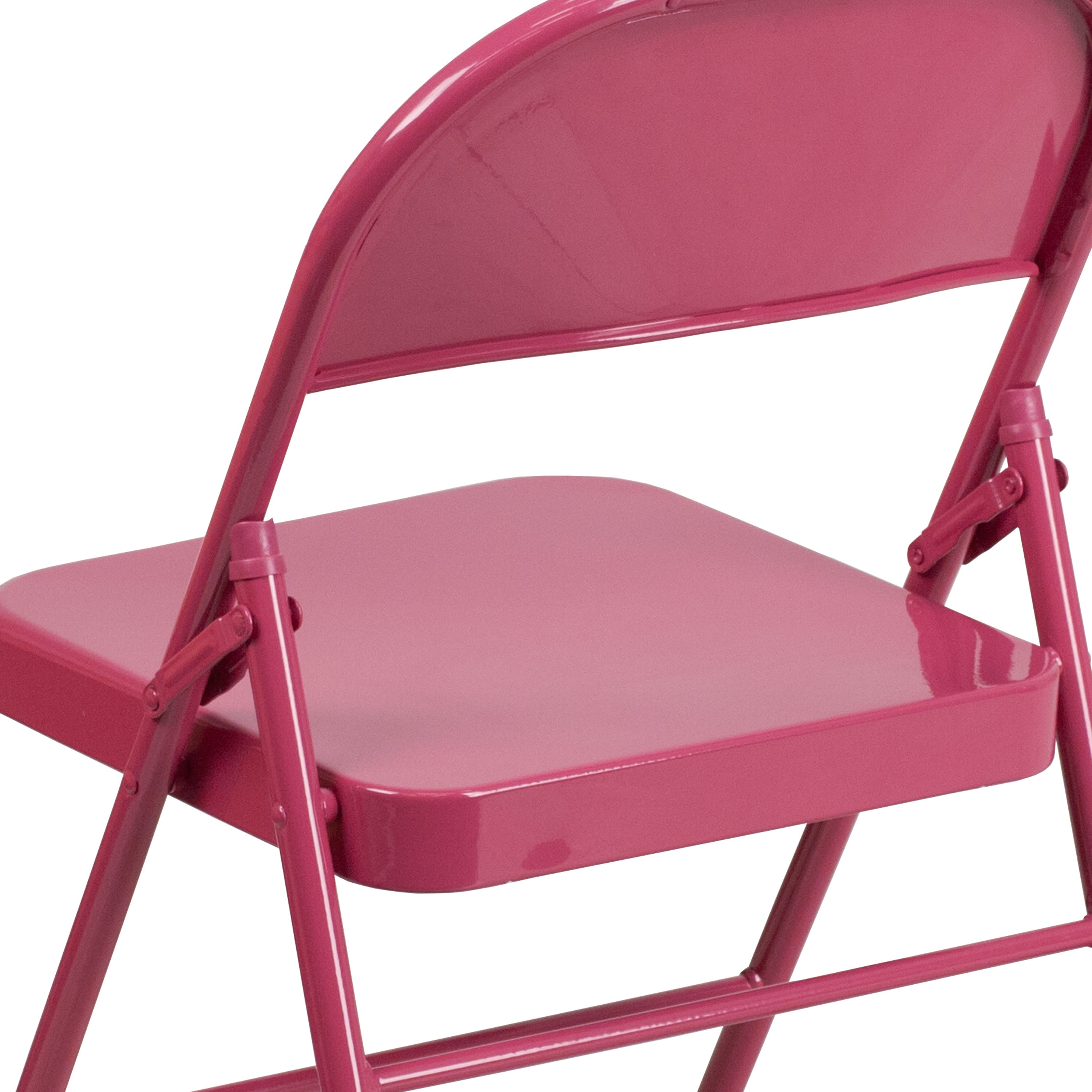 Series Triple Braced & Double Hinged Metal Folding Chair