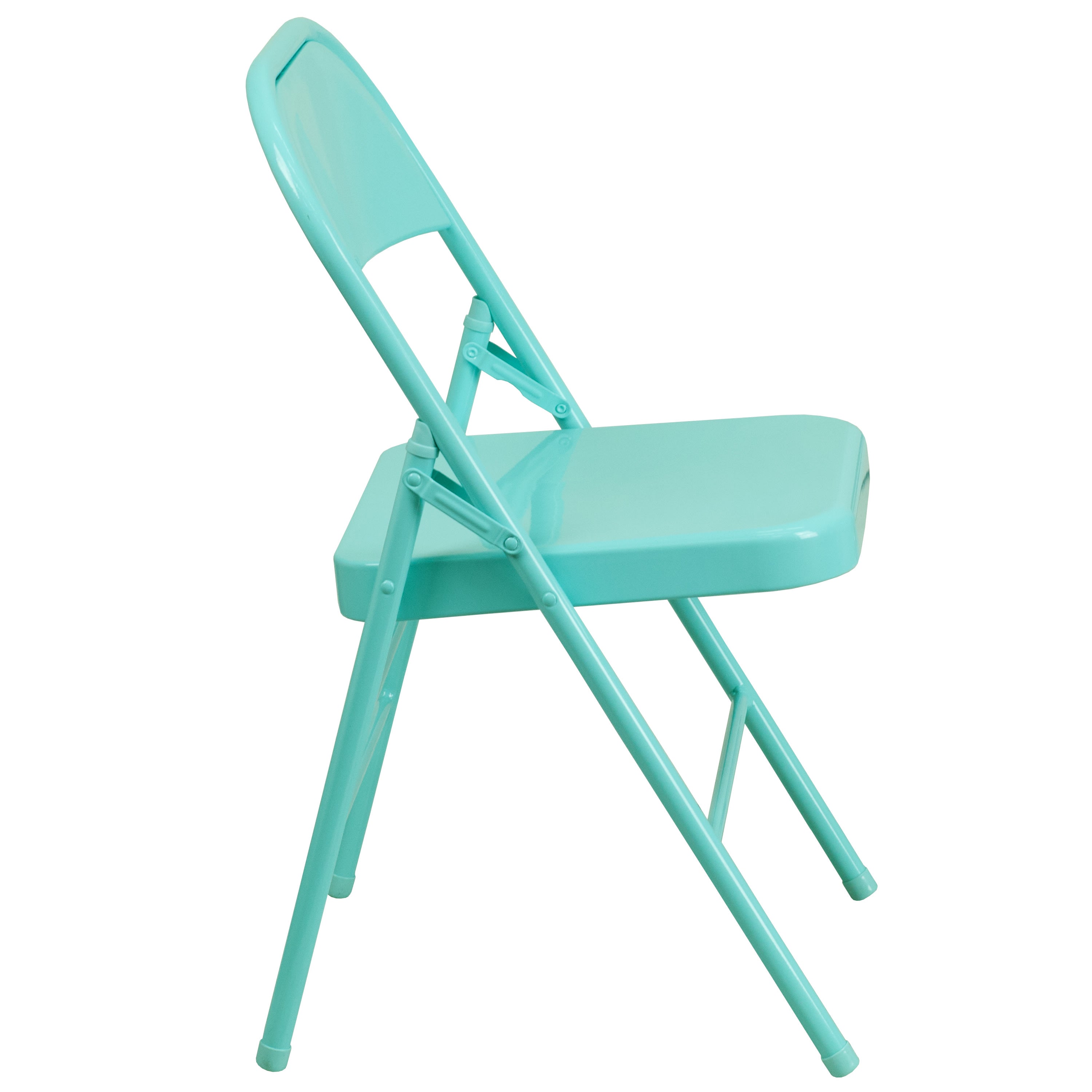 Series Triple Braced & Double Hinged Metal Folding Chair