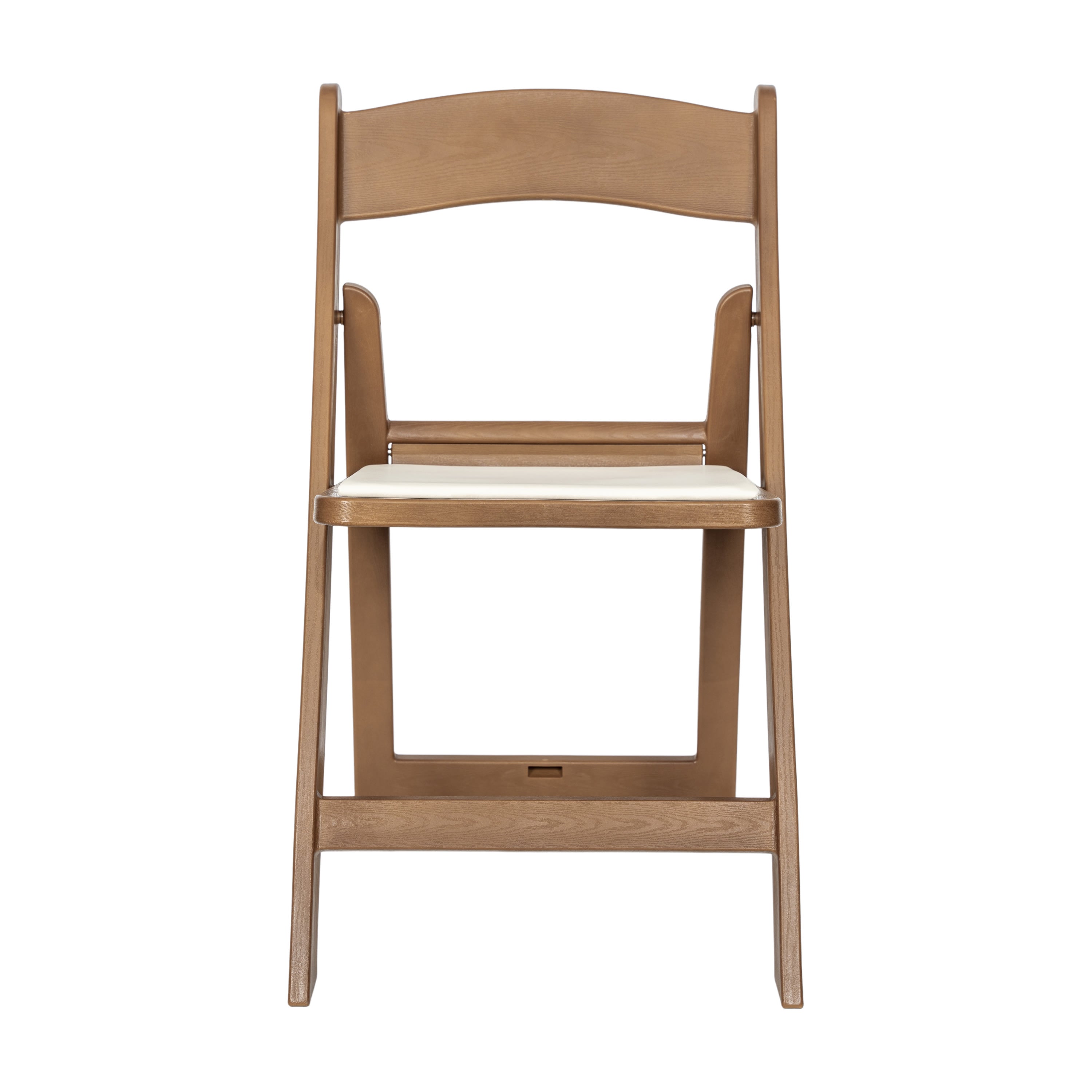 Commercial Indoor/Outdoor Lightweight Wood Look Resin Folding Event Chair