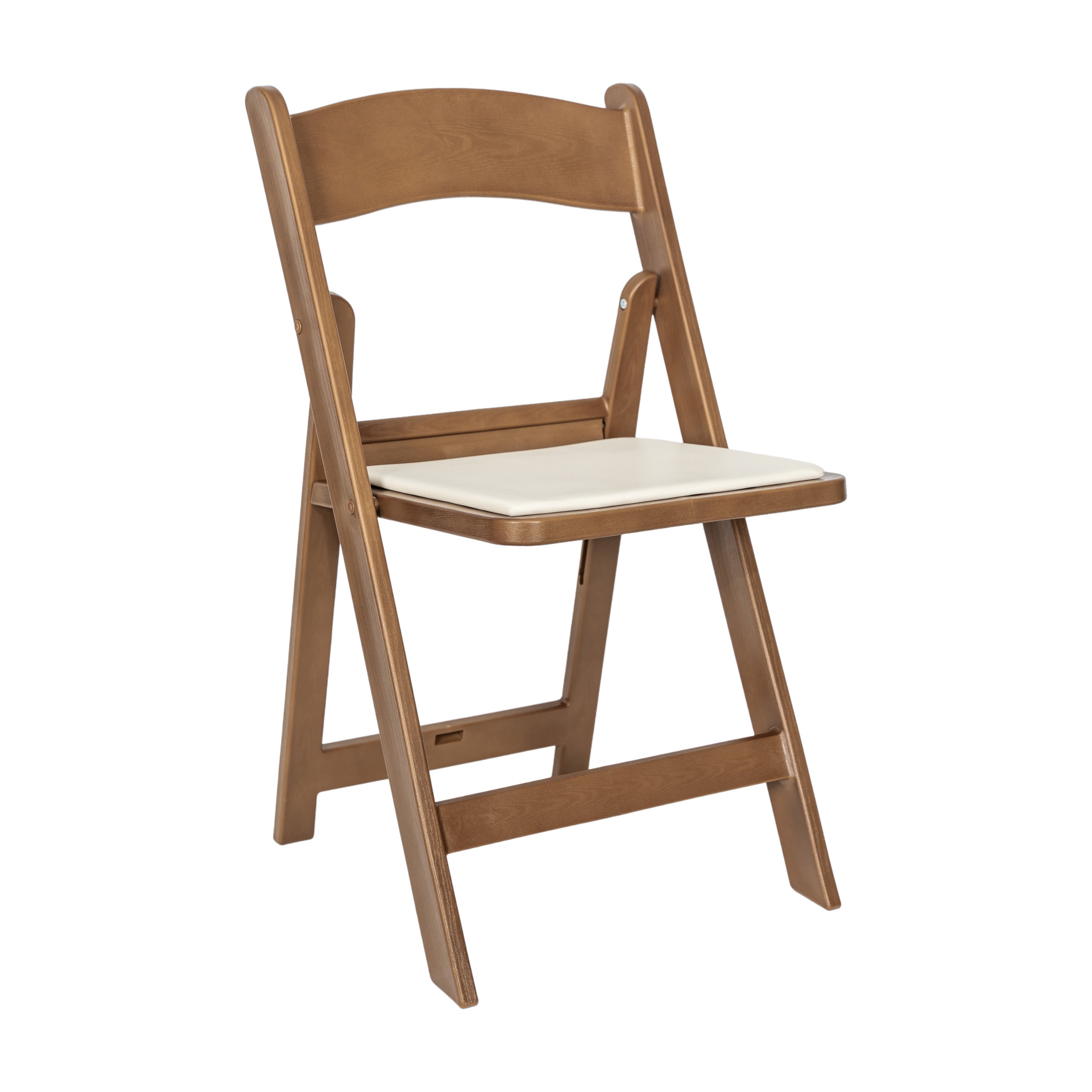Commercial Indoor/Outdoor Lightweight Wood Look Resin Folding Event Chair
