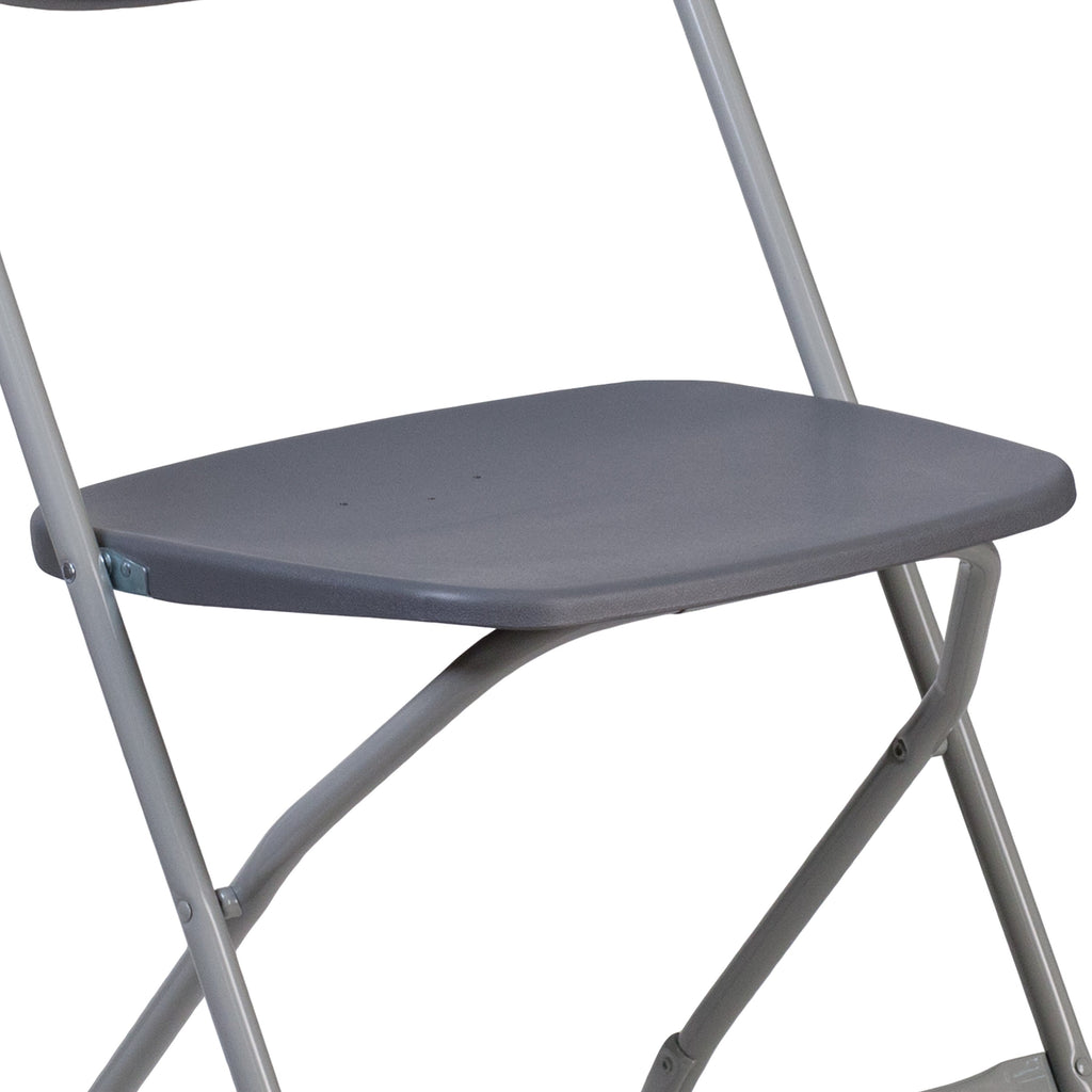 Series 650 lb. Capacity Plastic Fan Back Folding Chair