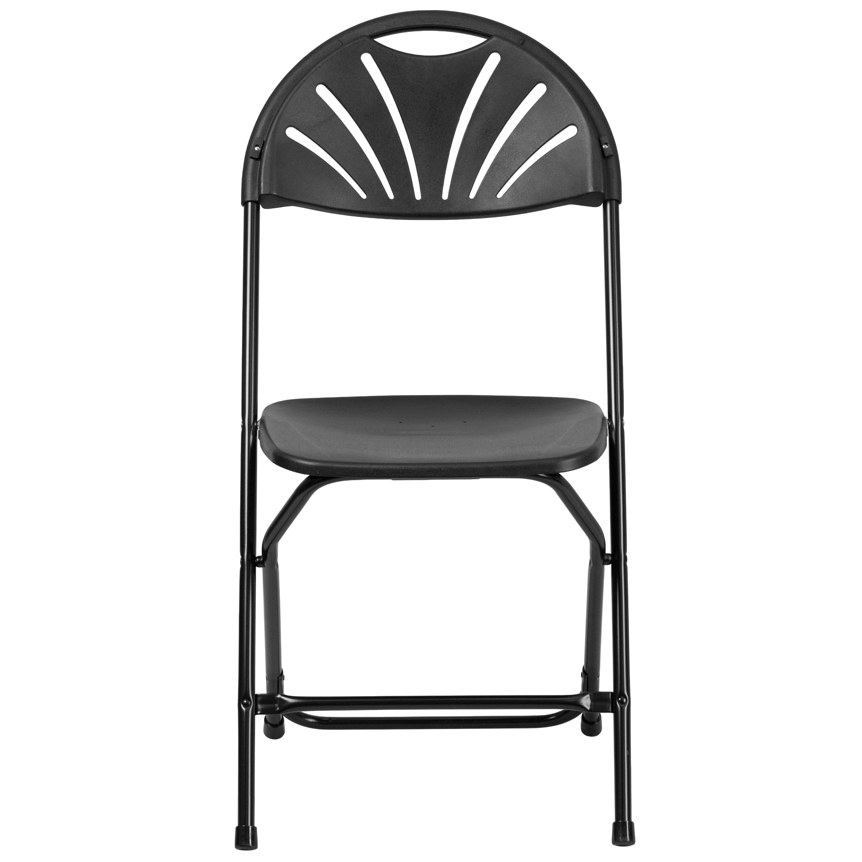 Series 650 lb. Capacity Plastic Fan Back Folding Chair