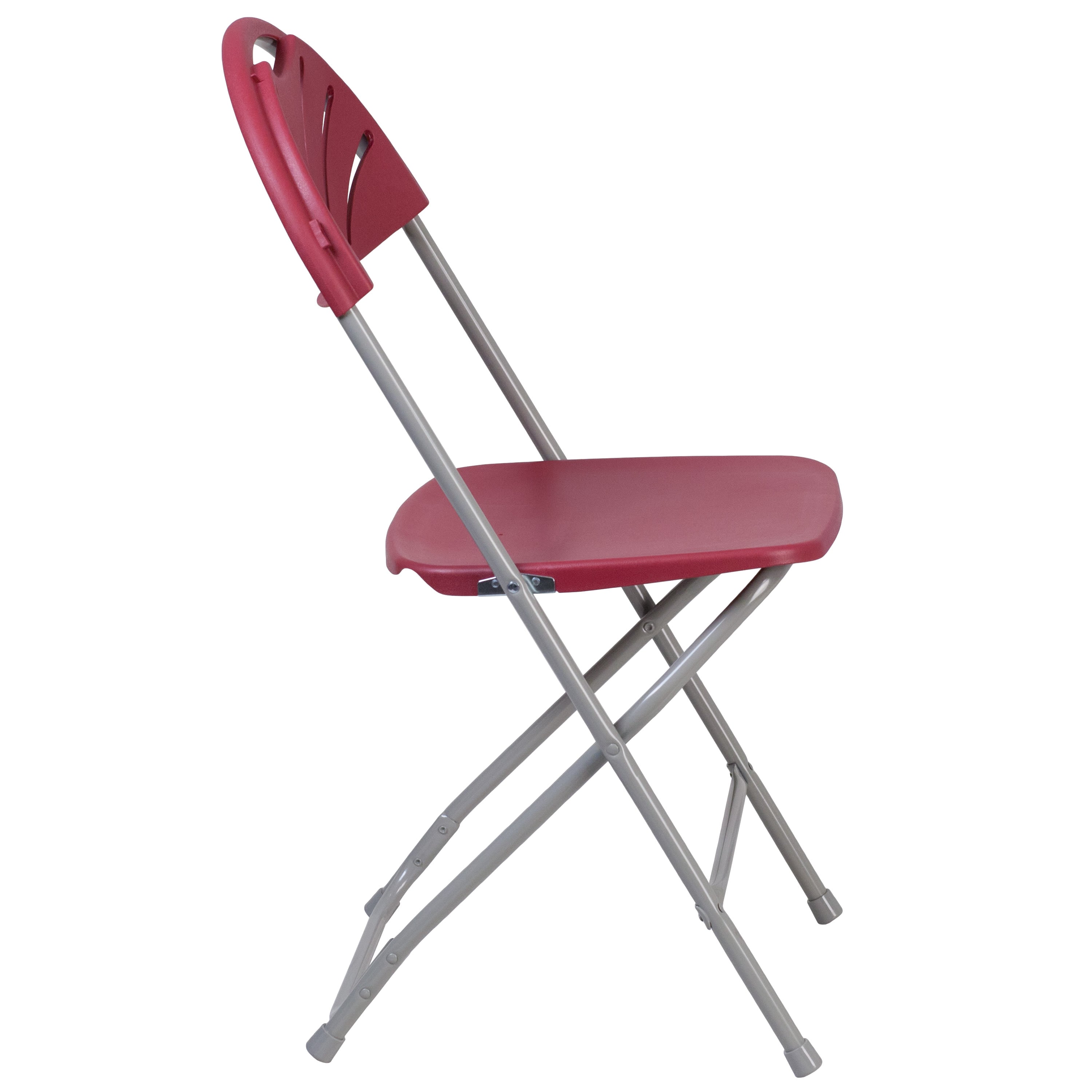 Series 650 lb. Capacity Plastic Fan Back Folding Chair