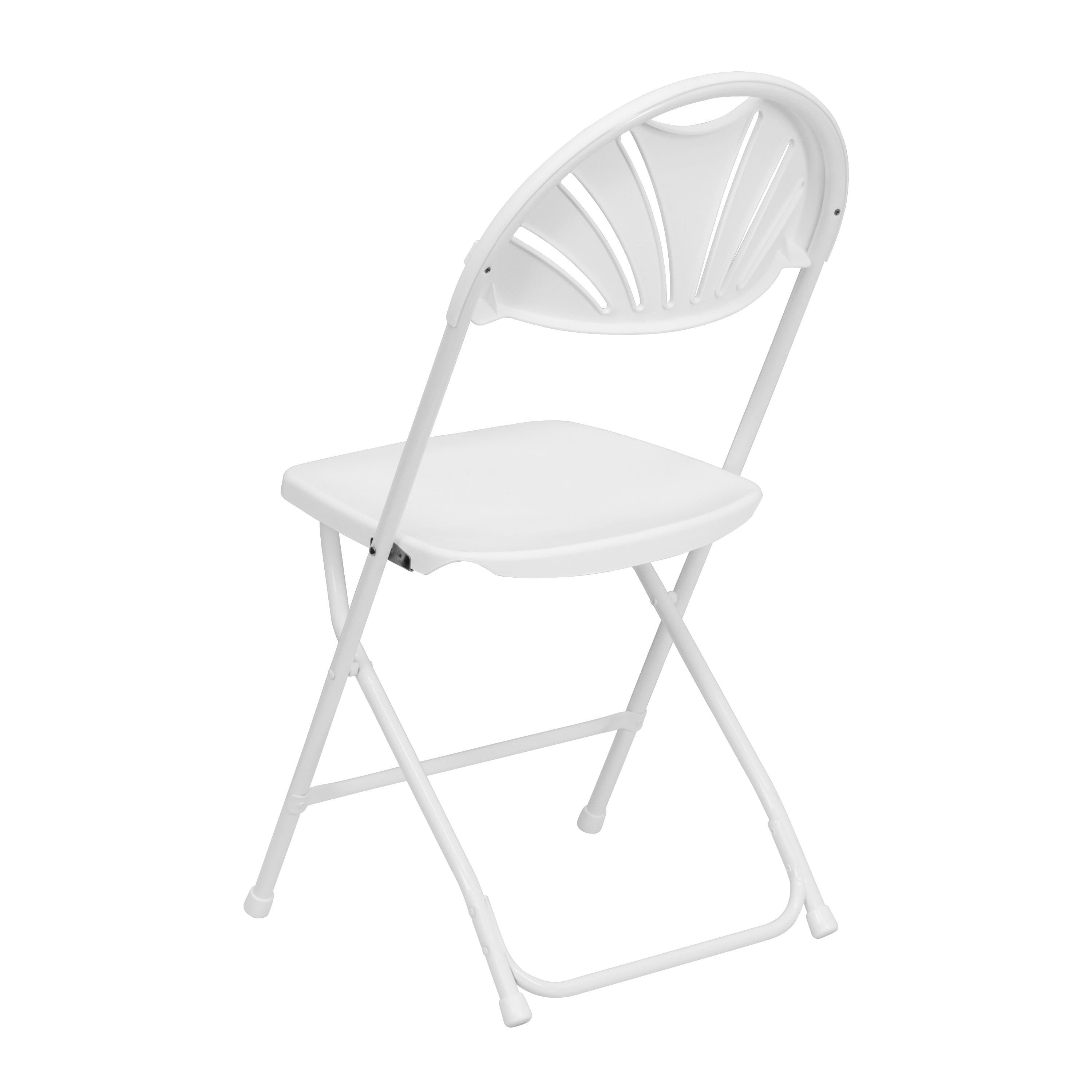 Series 650 lb. Capacity Plastic Fan Back Folding Chair