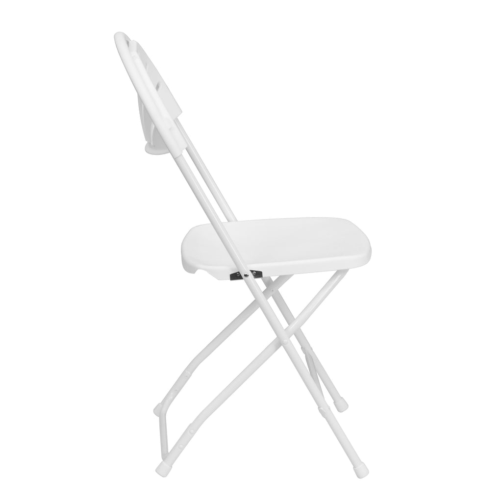 Series 650 lb. Capacity Plastic Fan Back Folding Chair