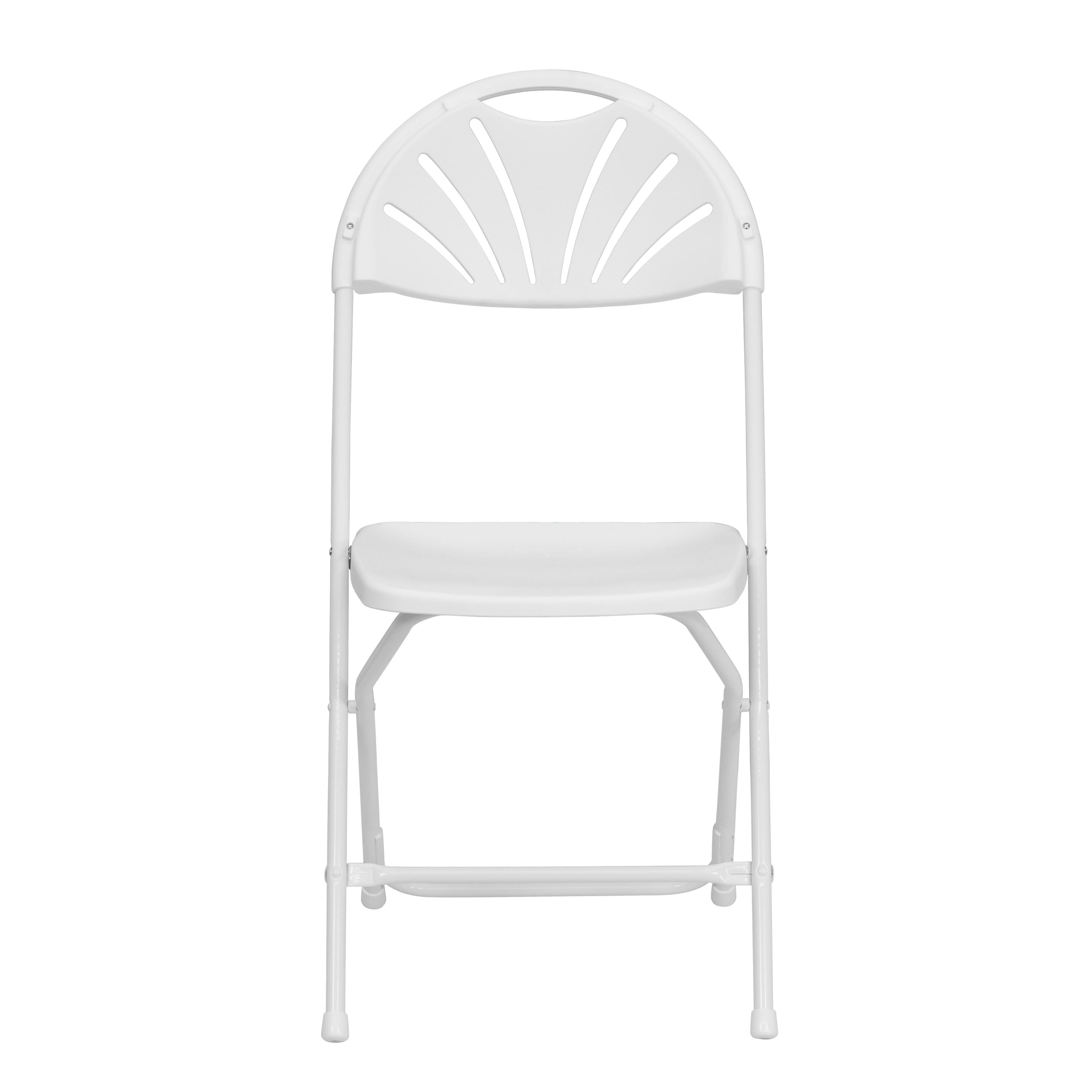 Series 650 lb. Capacity Plastic Fan Back Folding Chair