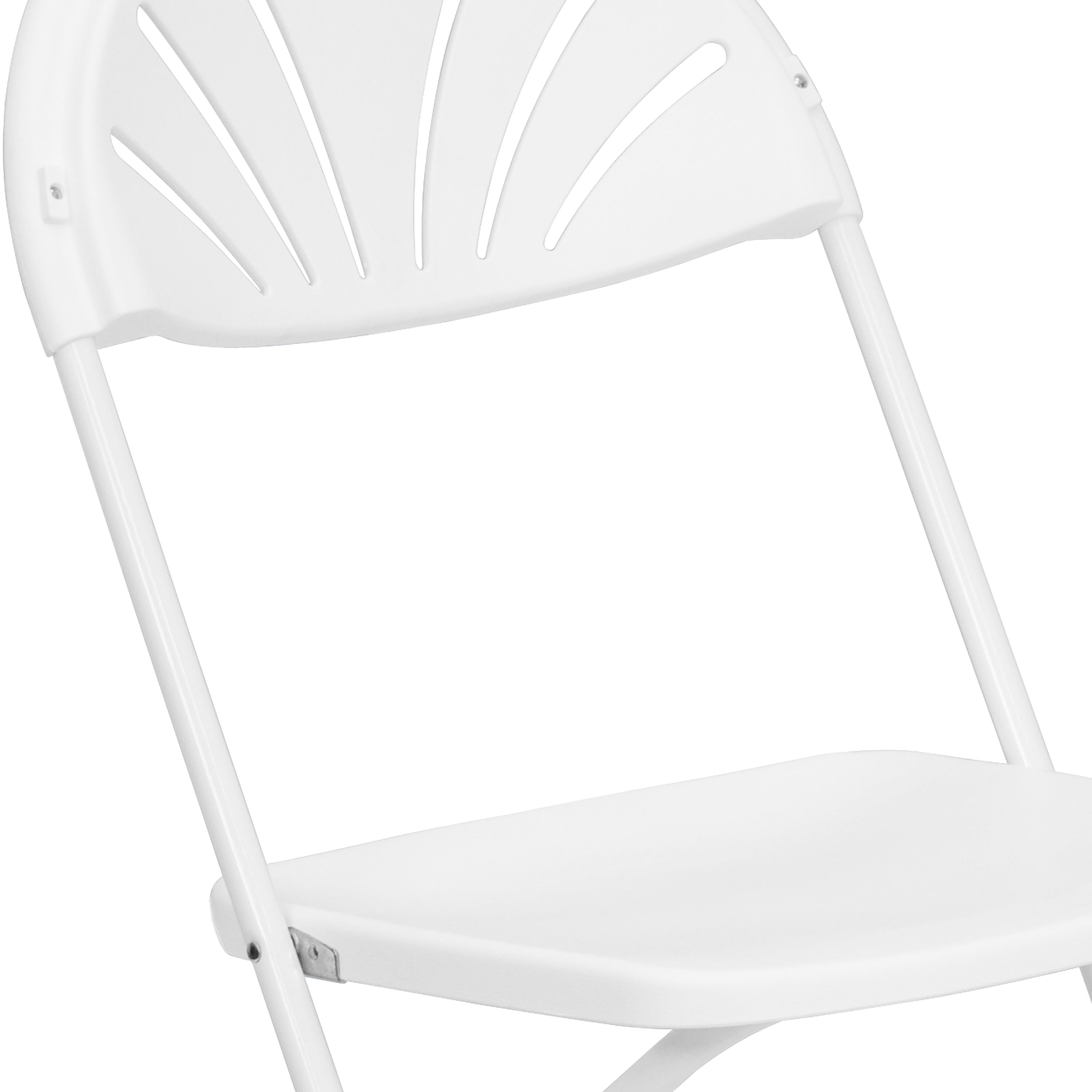 Series 650 lb. Capacity Plastic Fan Back Folding Chair