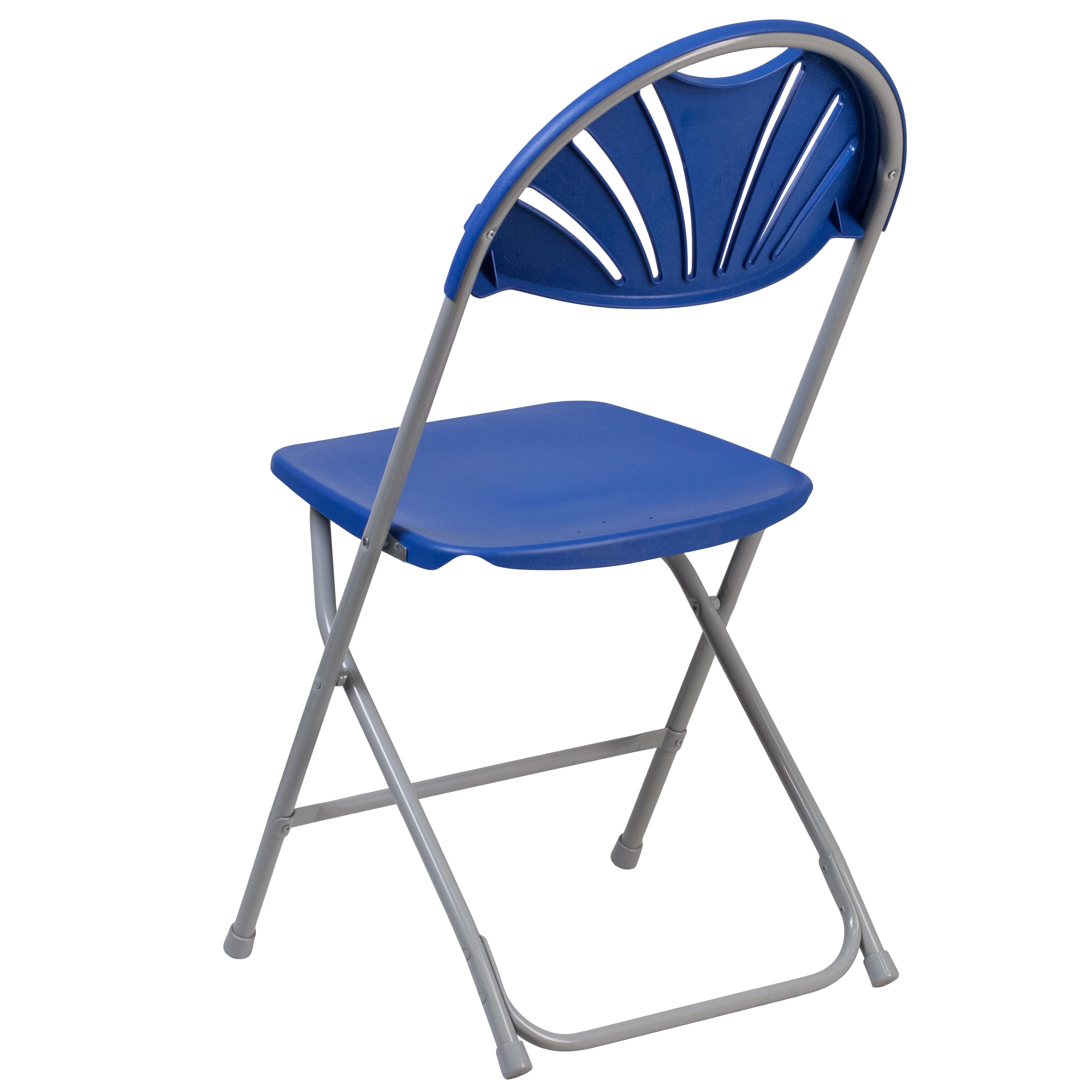 Series 650 lb. Capacity Plastic Fan Back Folding Chair