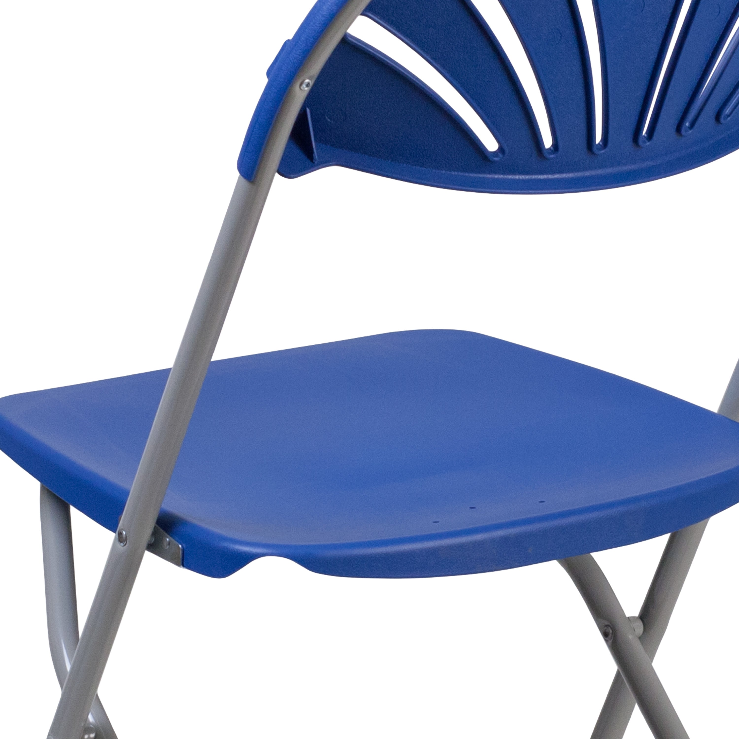 Series 650 lb. Capacity Plastic Fan Back Folding Chair