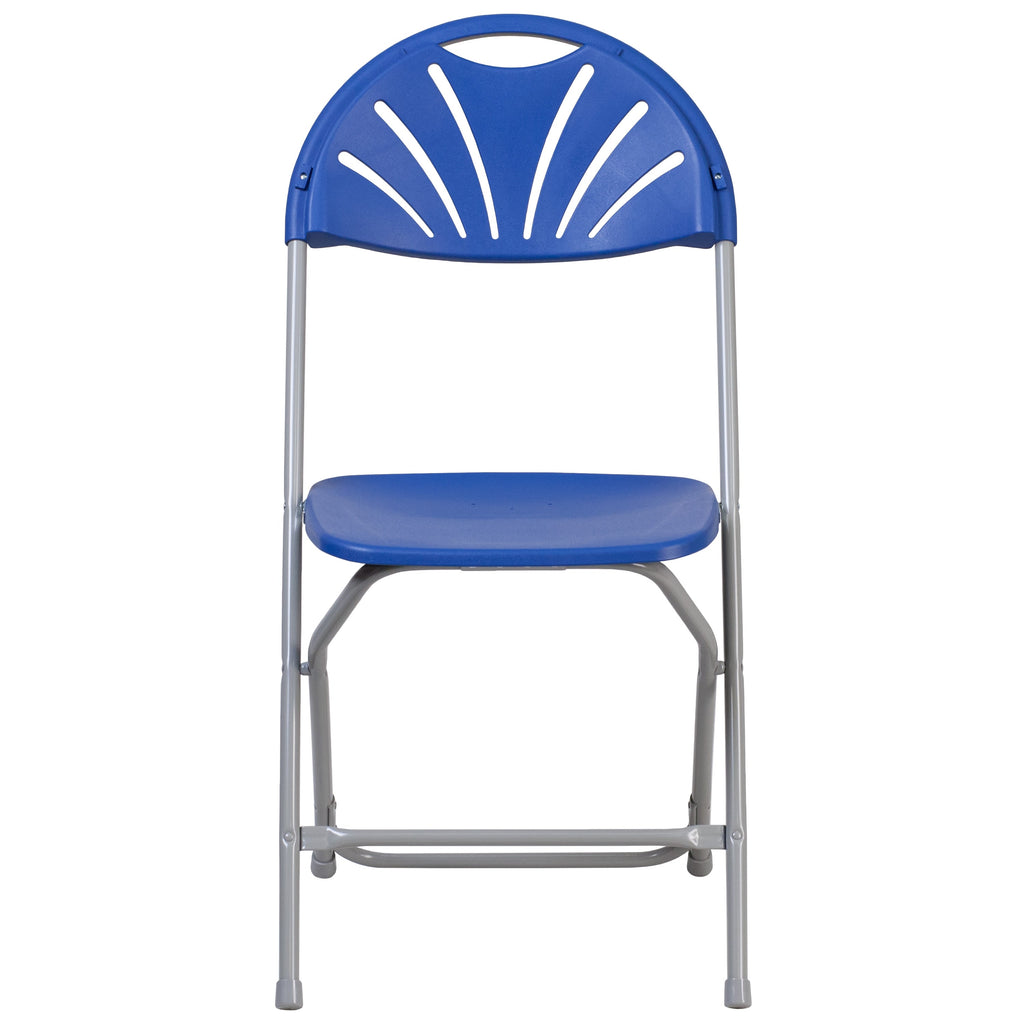 Series 650 lb. Capacity Plastic Fan Back Folding Chair