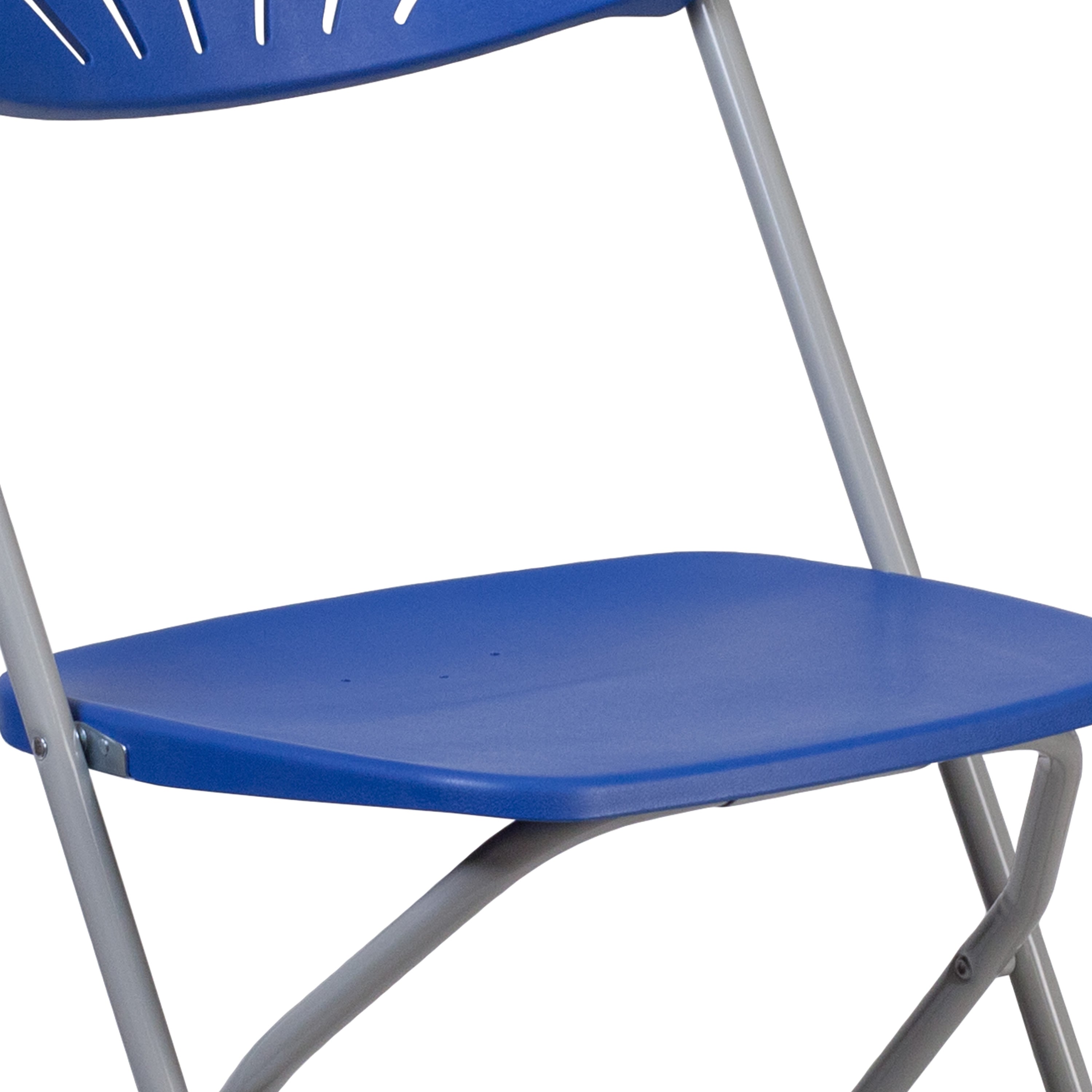 Series 650 lb. Capacity Plastic Fan Back Folding Chair