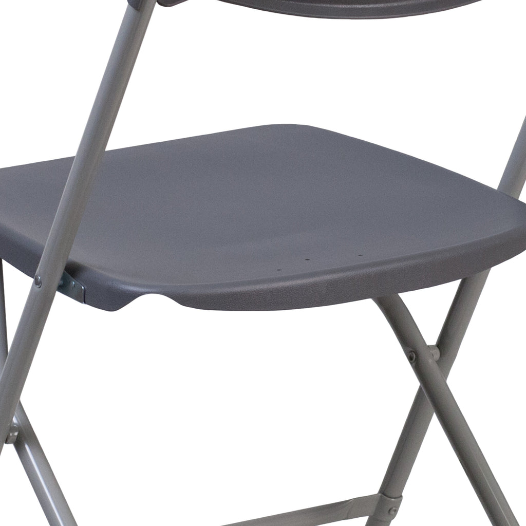Series 650 lb. Capacity Plastic Fan Back Folding Chair