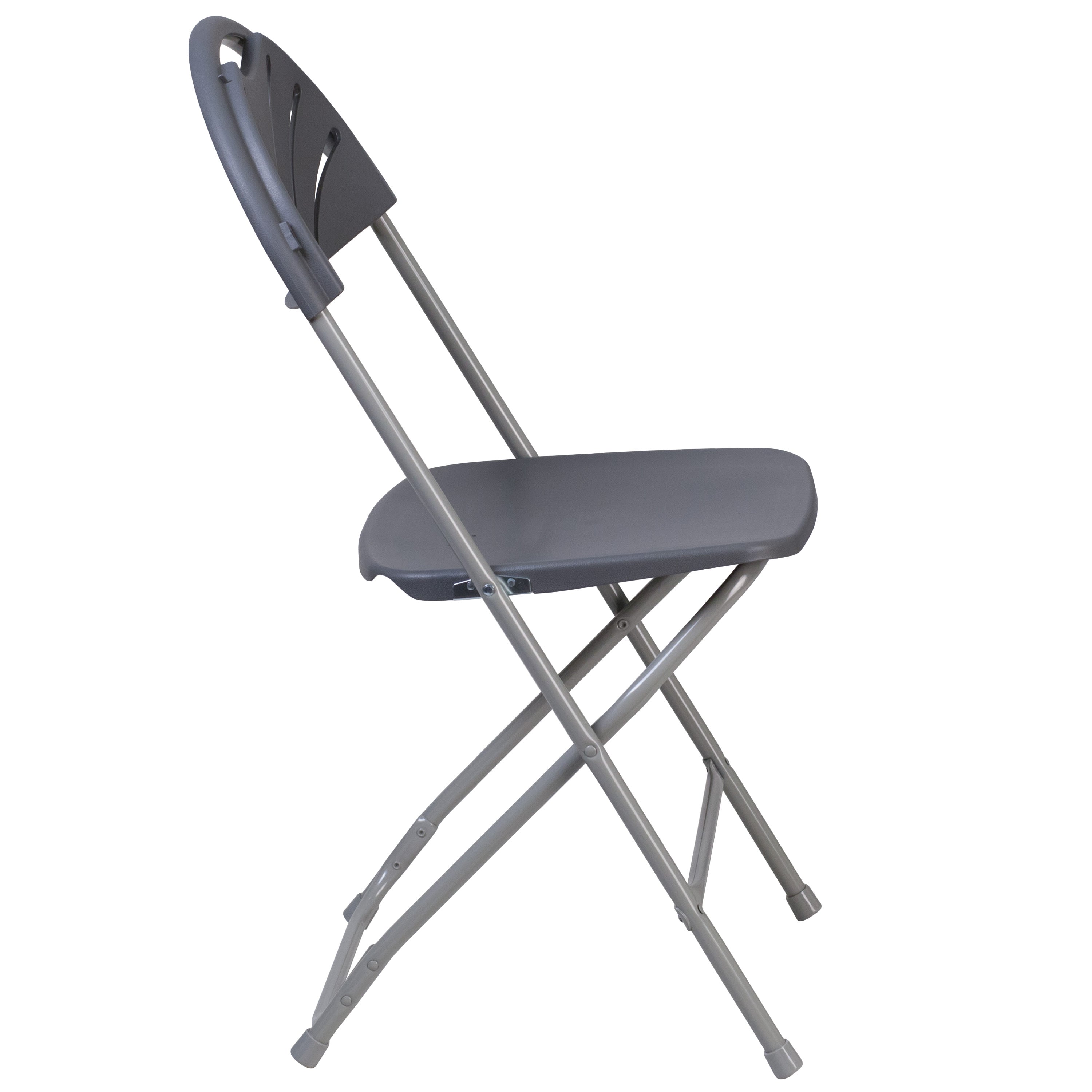 Series 650 lb. Capacity Plastic Fan Back Folding Chair