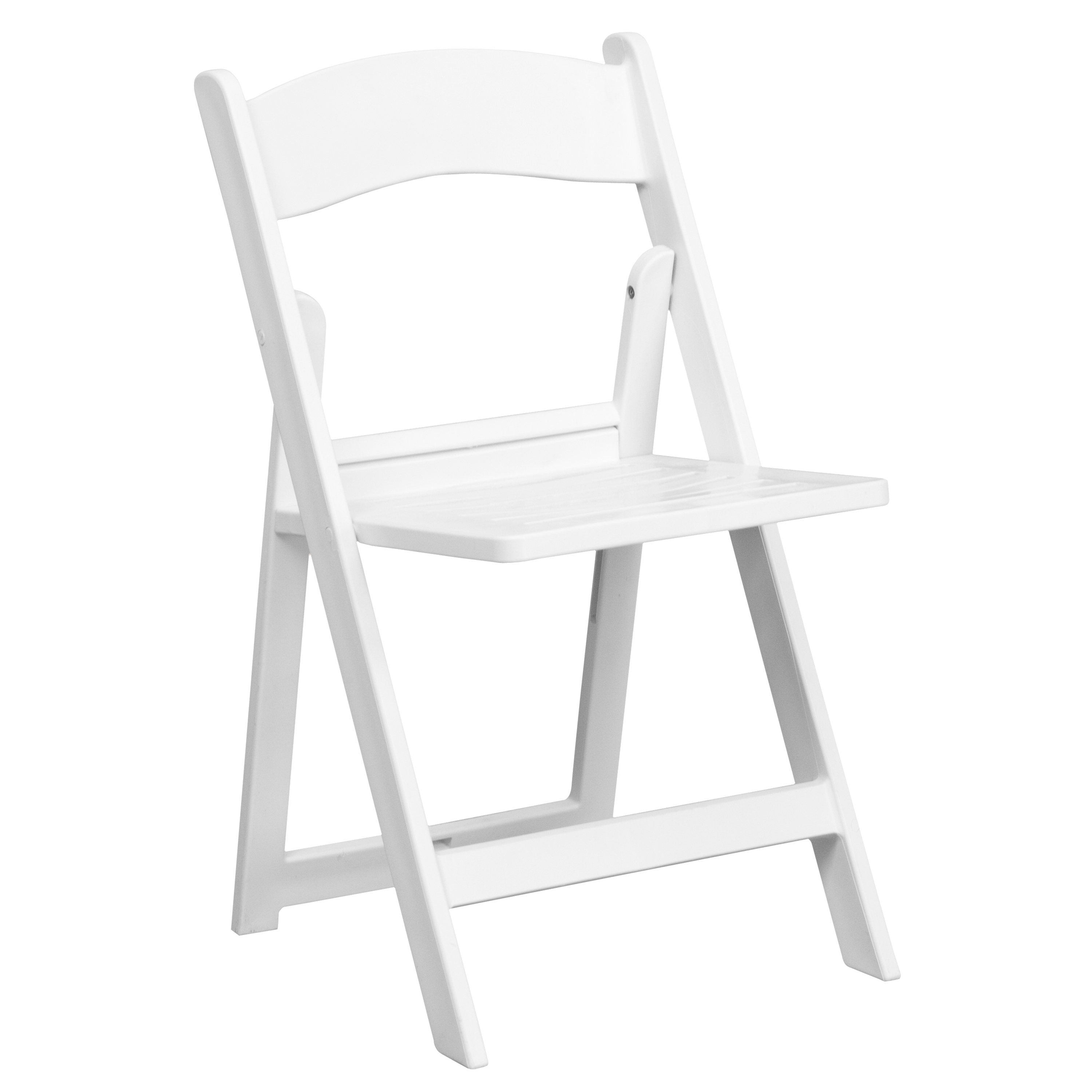 Series 800 lb. Capacity Resin Folding Chair with Slatted Seat