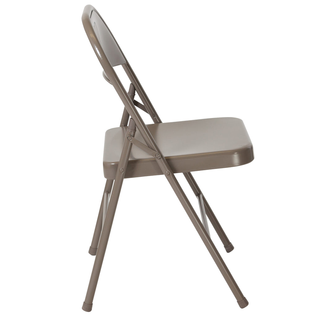 Series Double Braced Metal Folding Chair