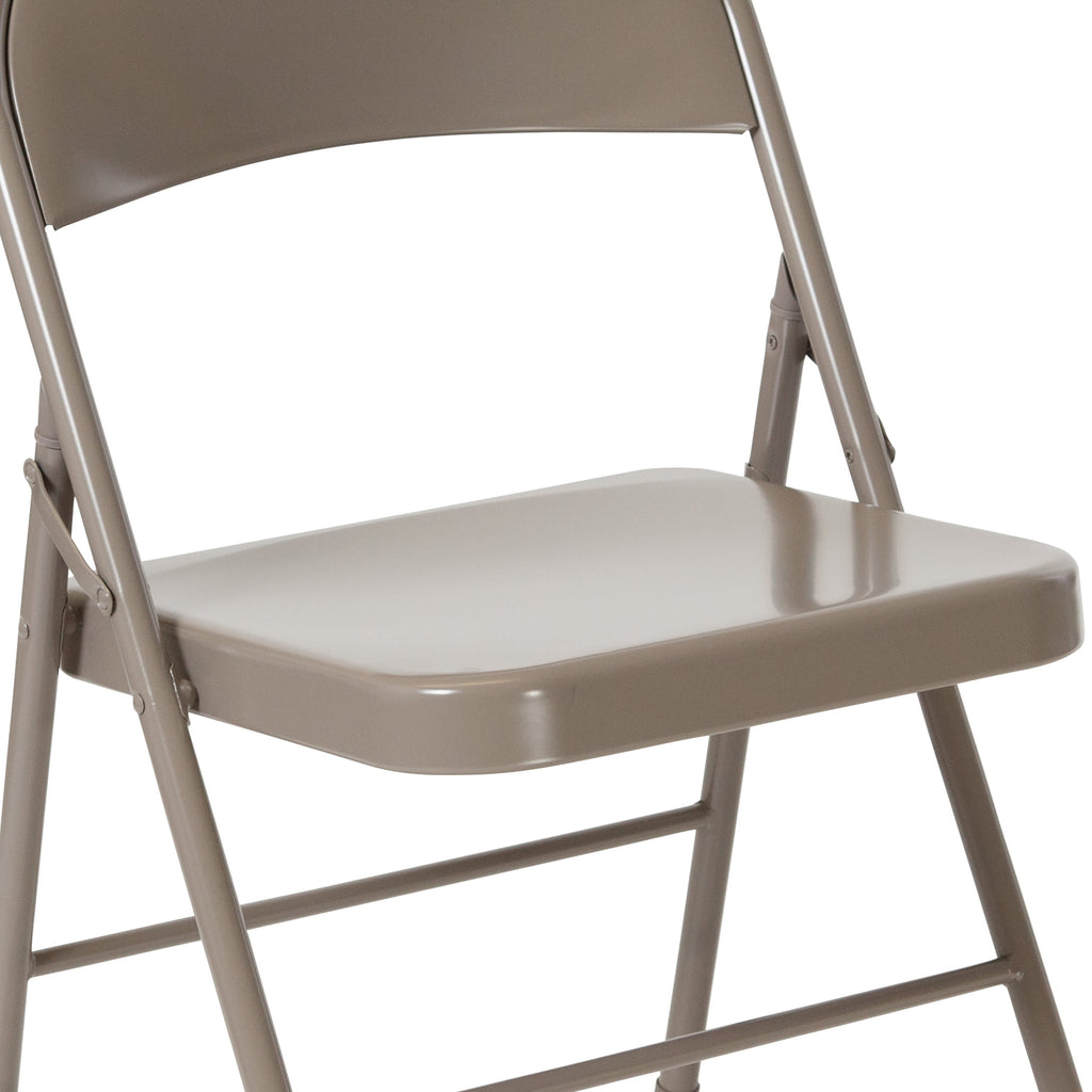 Series Double Braced Metal Folding Chair