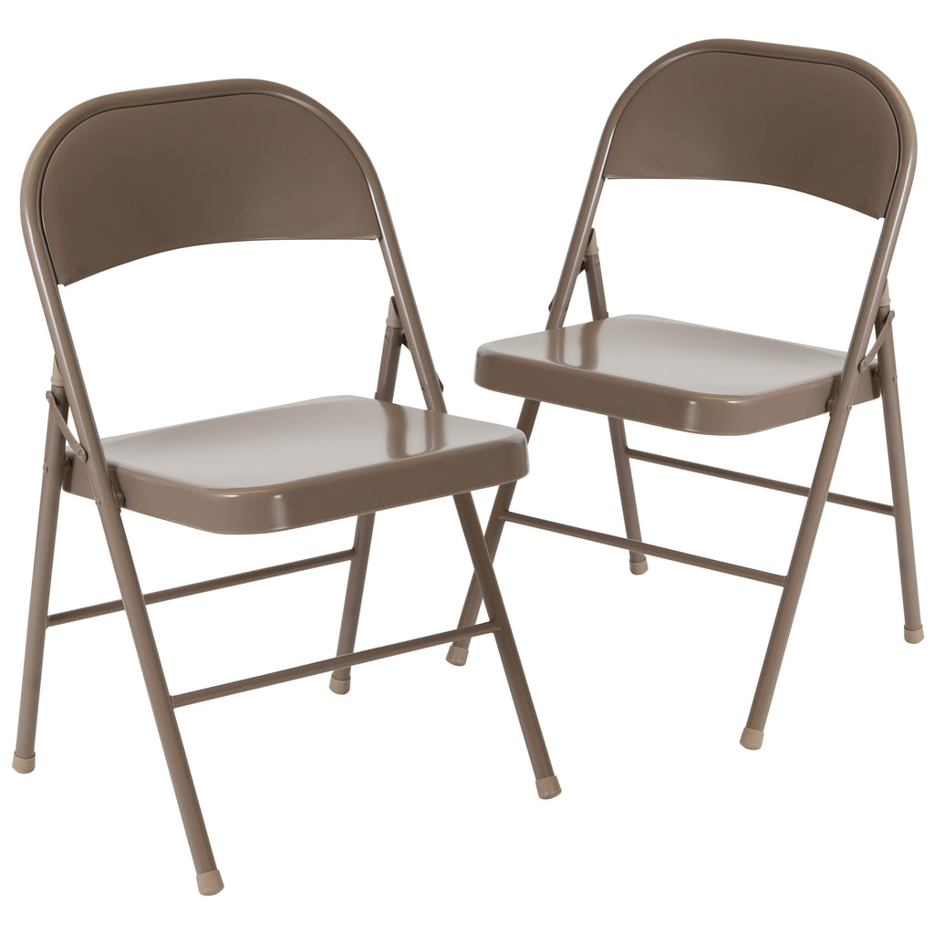Series Double Braced Metal Folding Chair