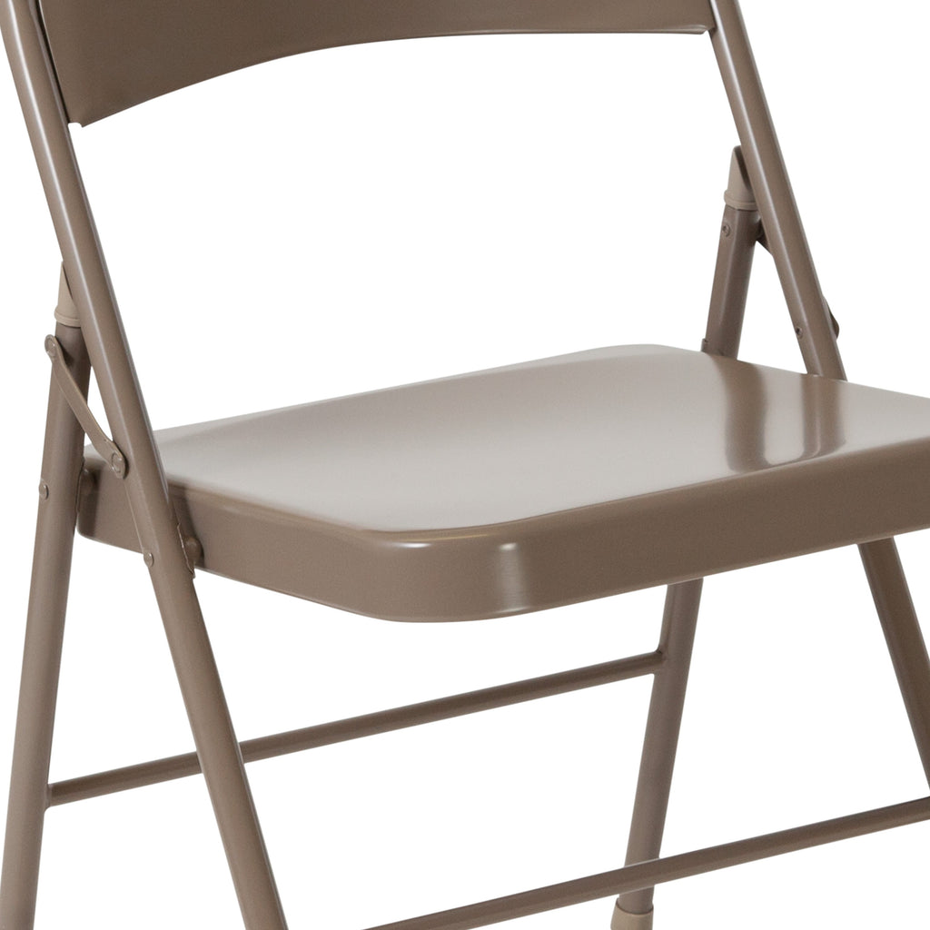 Series Double Braced Metal Folding Chair
