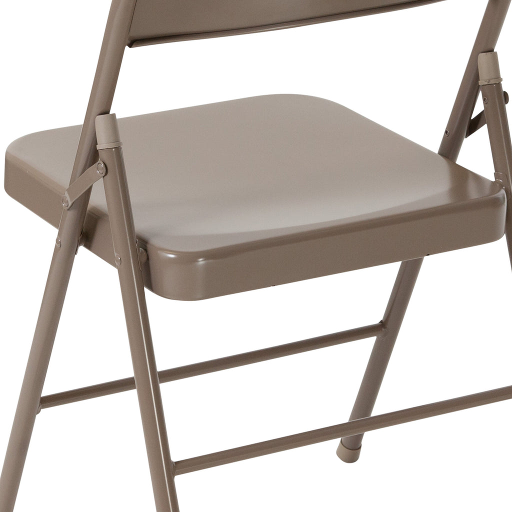 Series Double Braced Metal Folding Chair