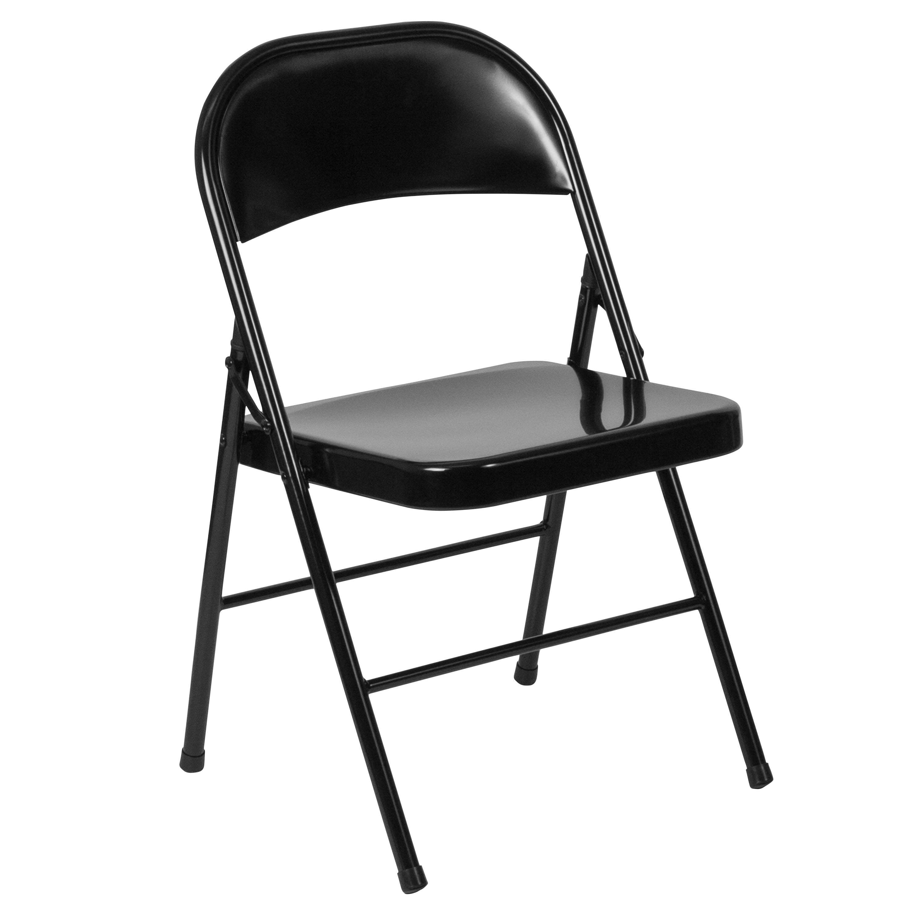 Series Double Braced Metal Folding Chair