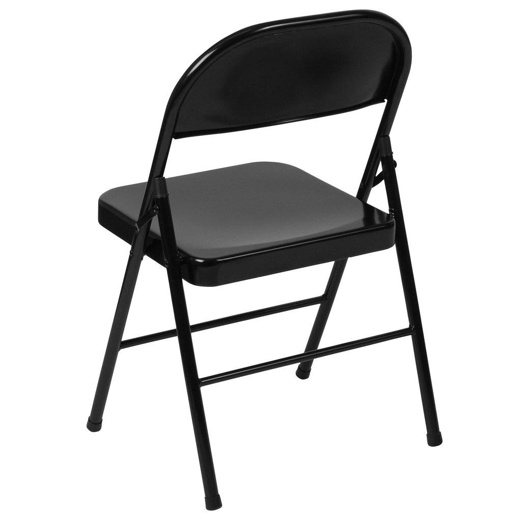 Series Double Braced Metal Folding Chair