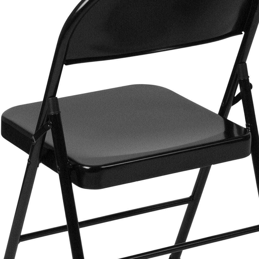 Series Double Braced Metal Folding Chair