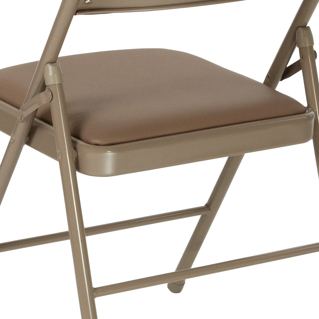 Series Double Braced Vinyl Folding Chair