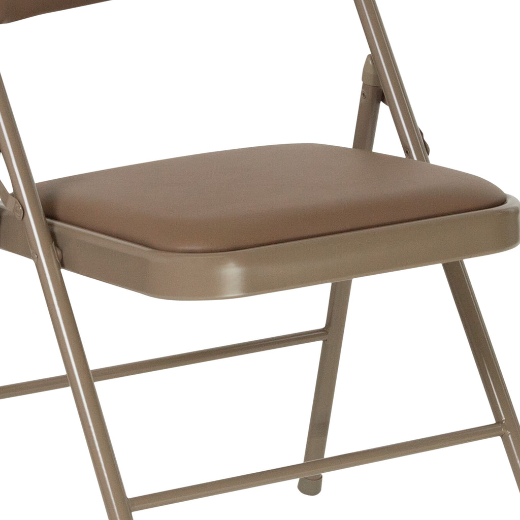 Series Double Braced Vinyl Folding Chair