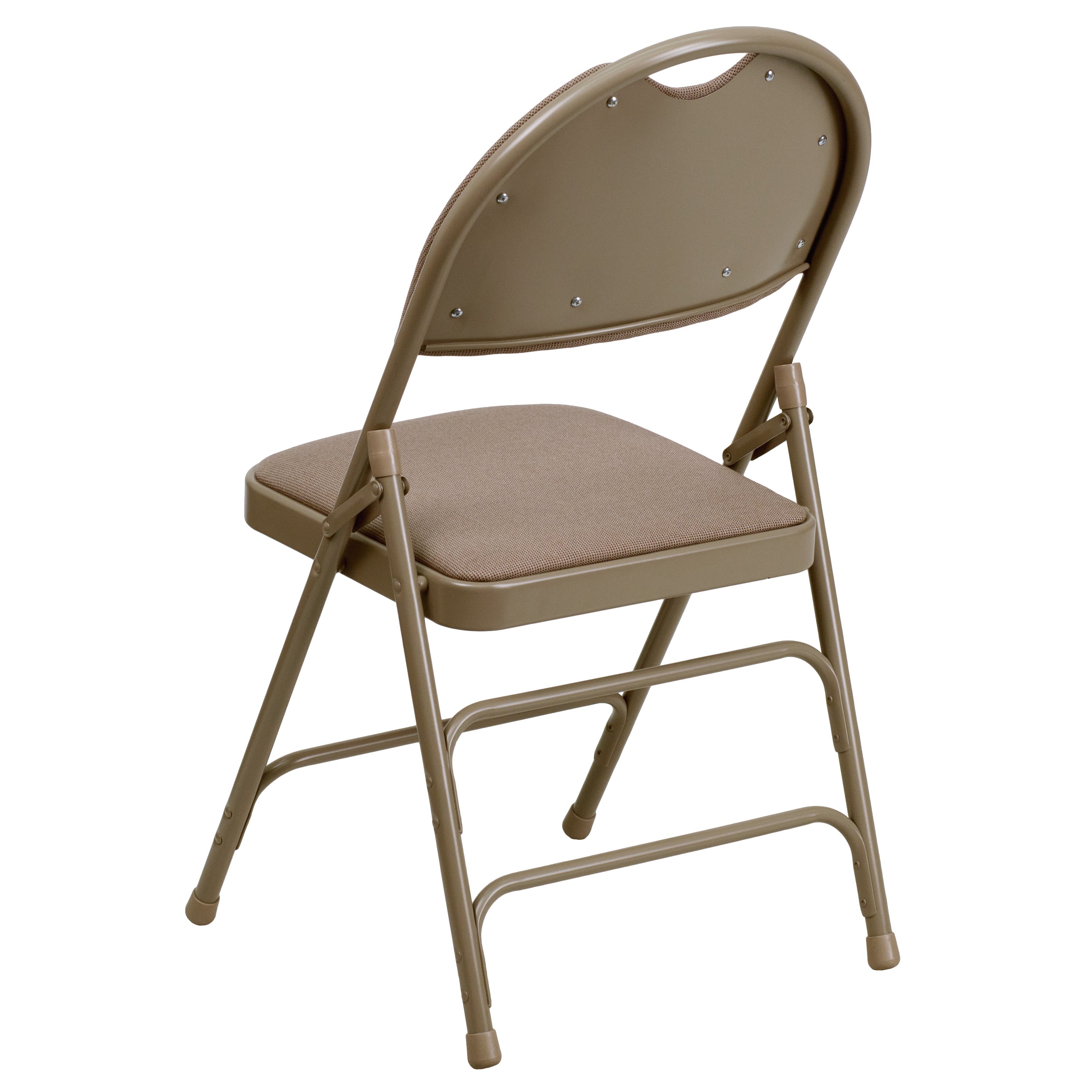 Series Extra Large Ultra-Premium Triple Braced Metal Folding Chair with Easy-Carry Handle
