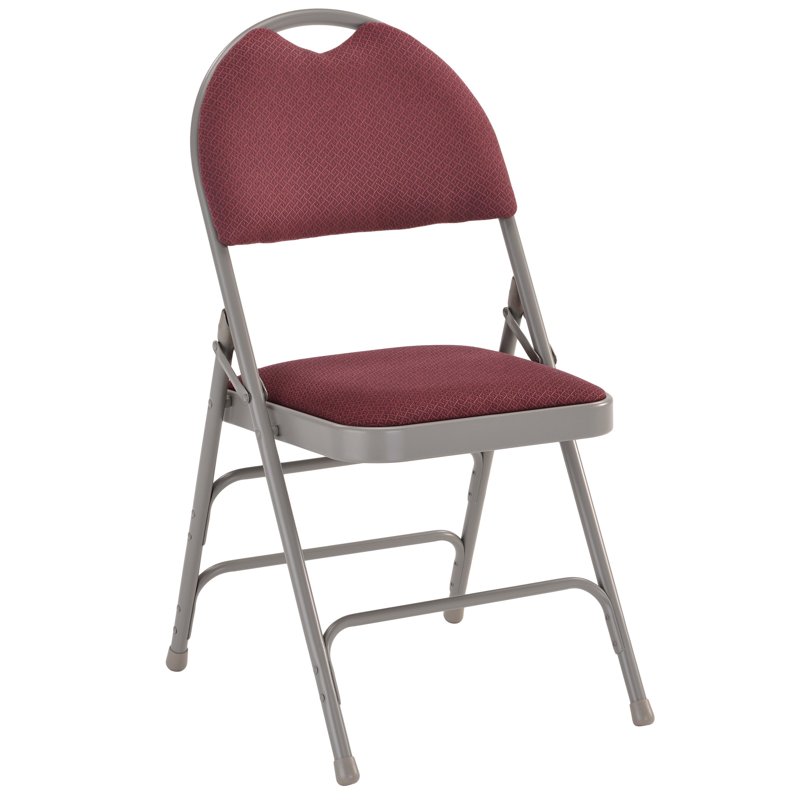 Series Extra Large Ultra-Premium Triple Braced Metal Folding Chair with Easy-Carry Handle