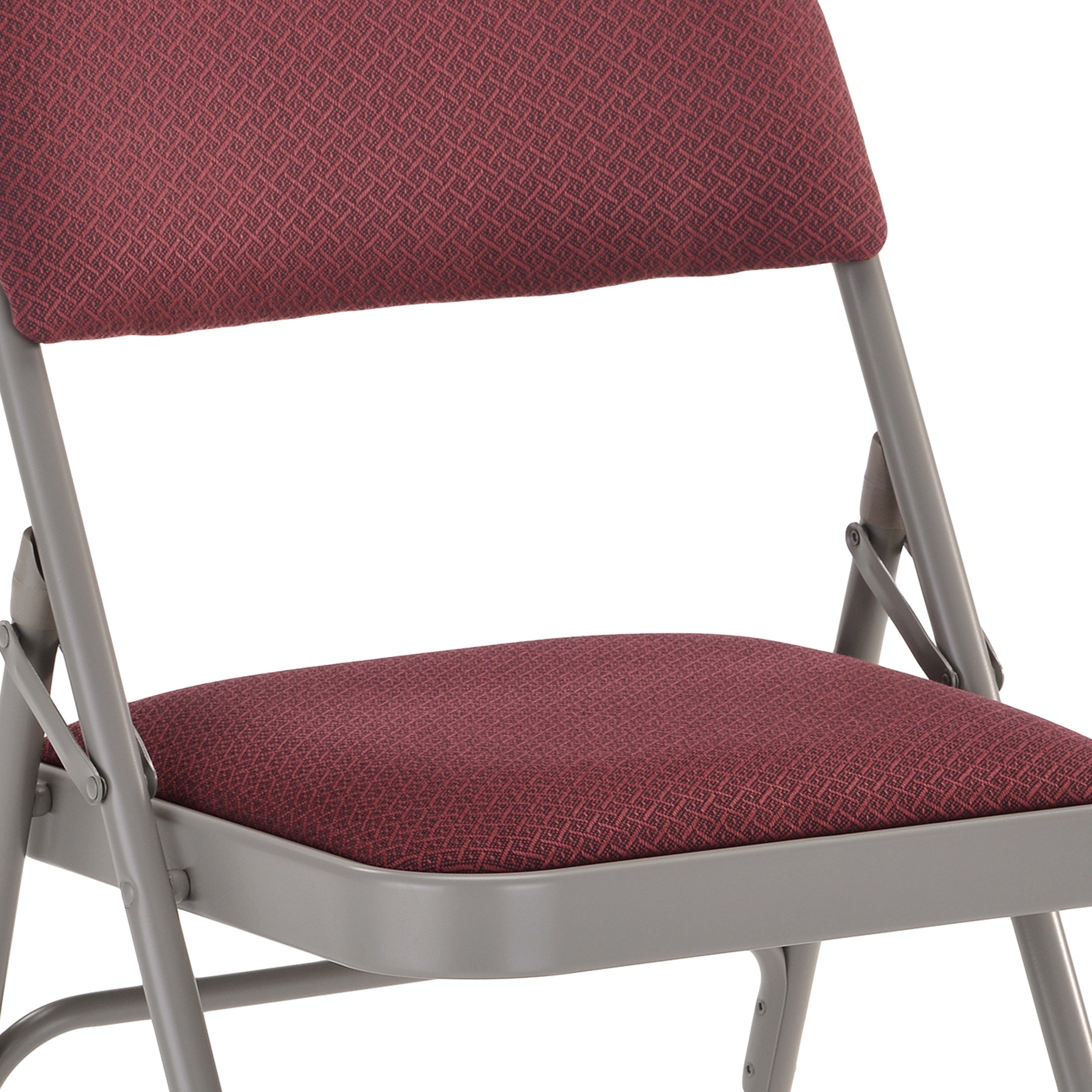 Series Extra Large Ultra-Premium Triple Braced Metal Folding Chair with Easy-Carry Handle
