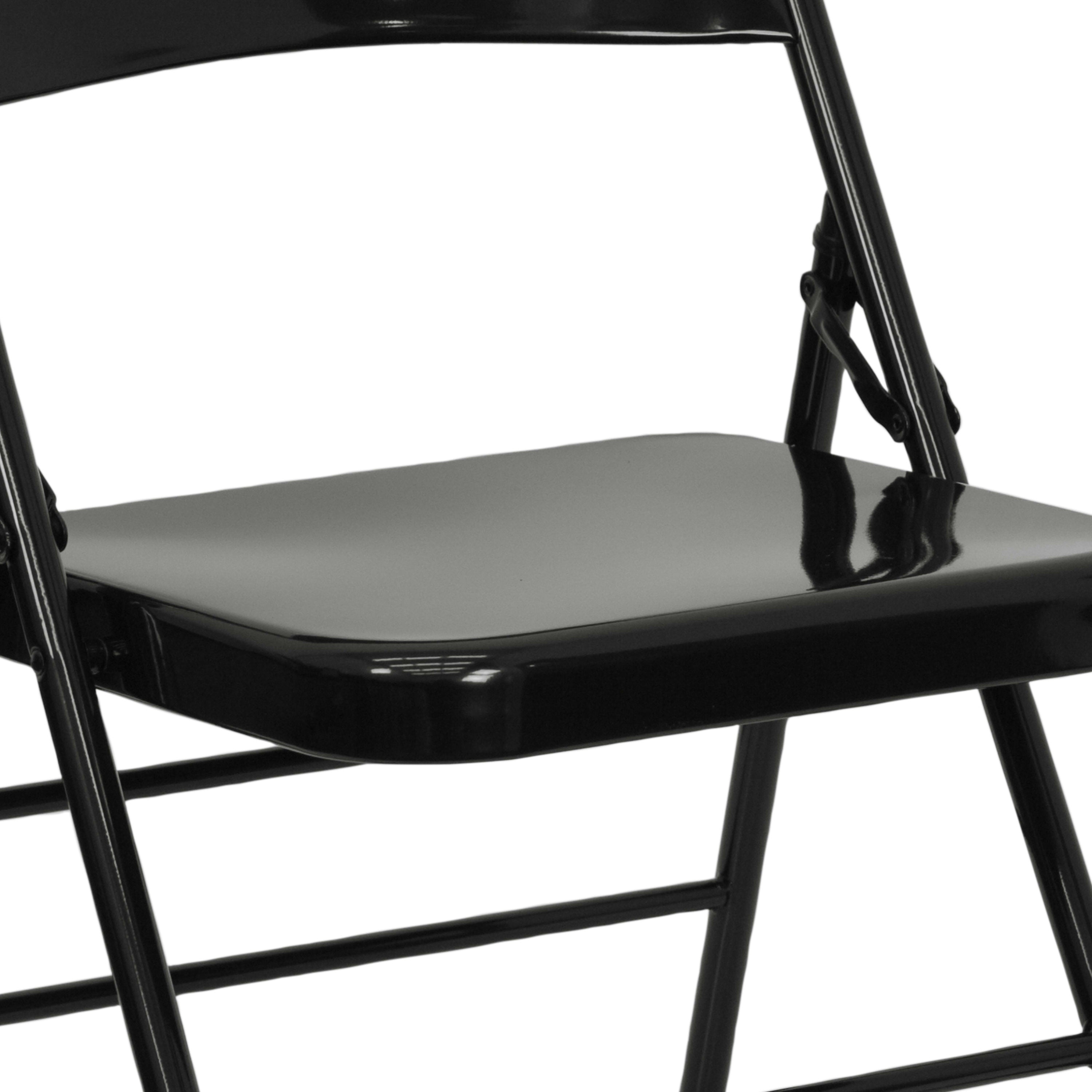 Series Triple Braced & Double Hinged Metal Folding Chair