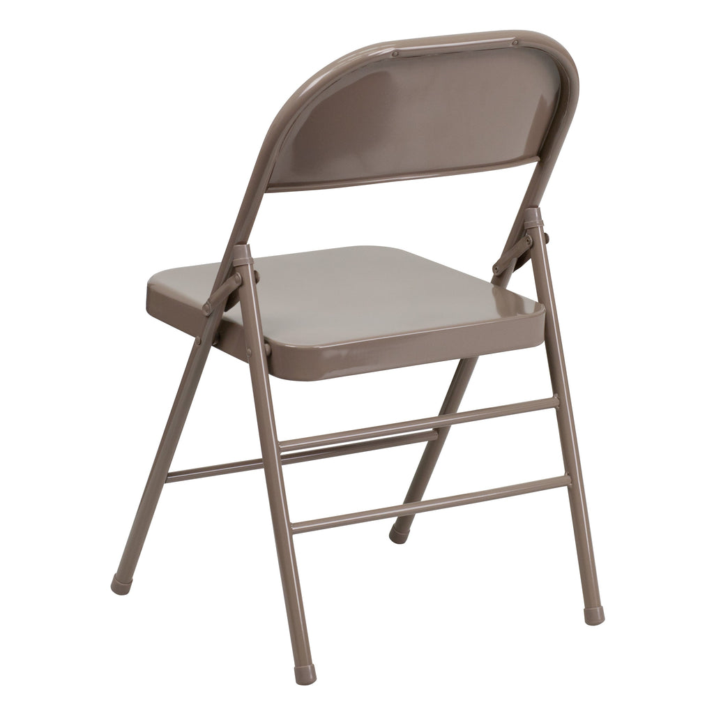 Series Triple Braced & Double Hinged Metal Folding Chair