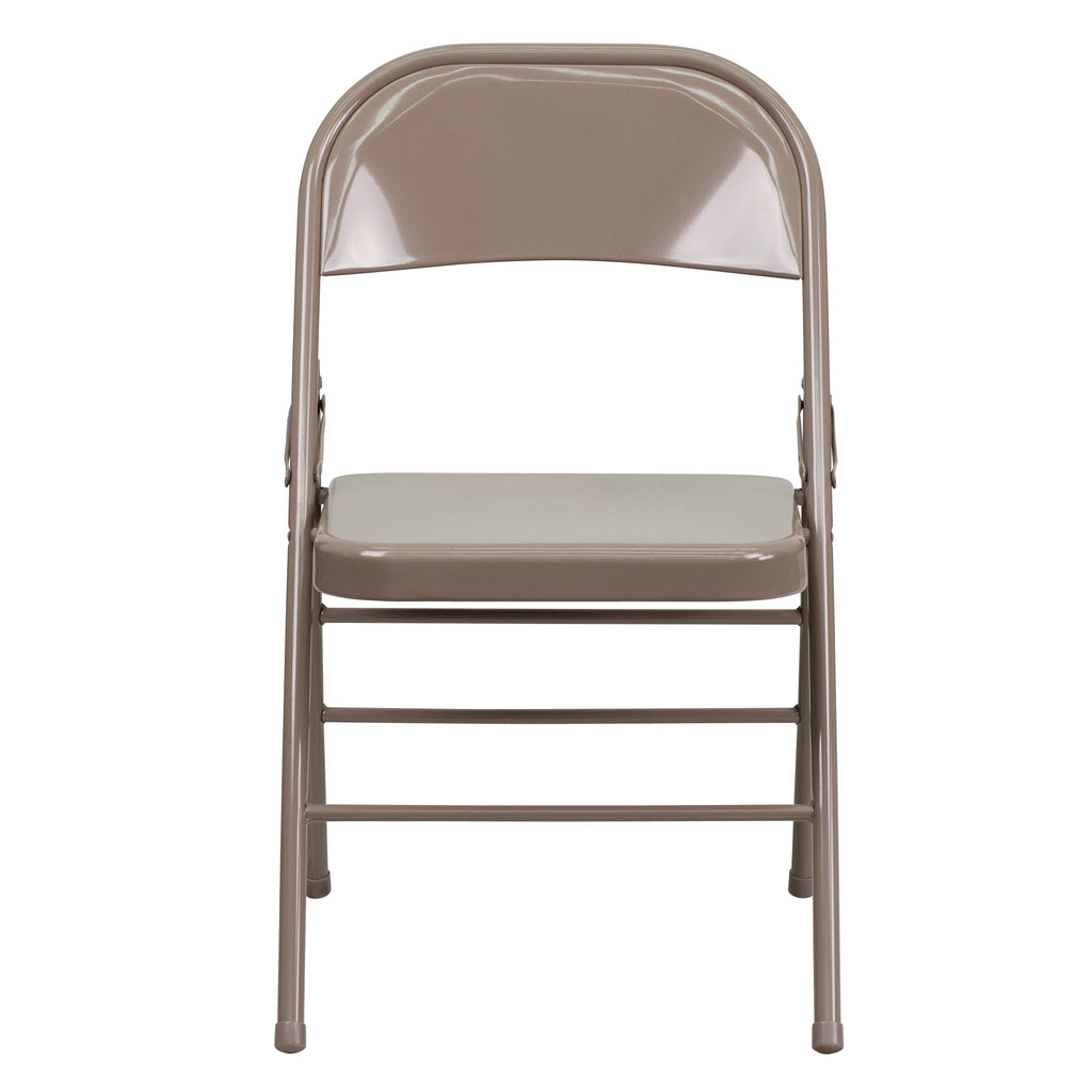 Series Triple Braced & Double Hinged Metal Folding Chair