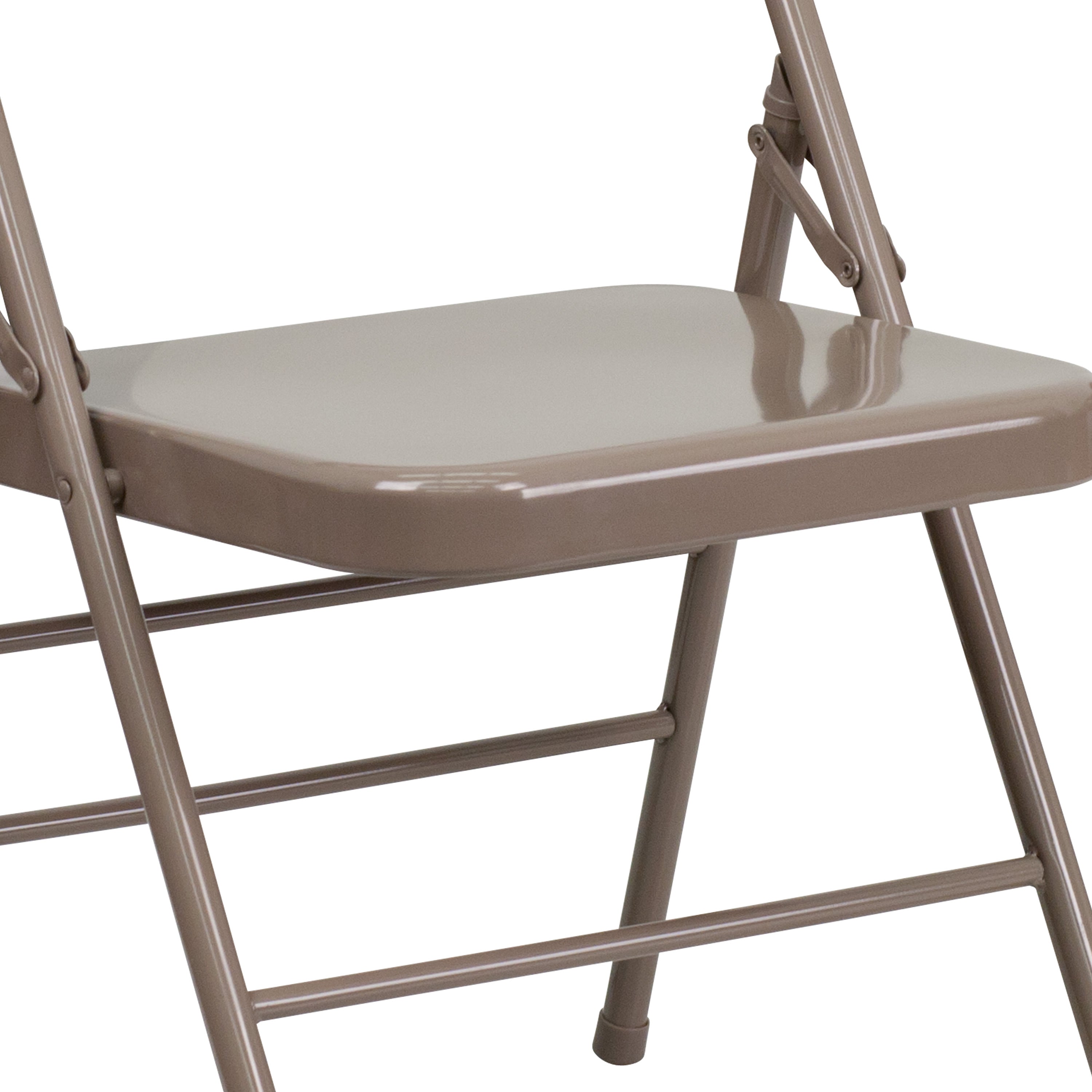 Series Triple Braced & Double Hinged Metal Folding Chair