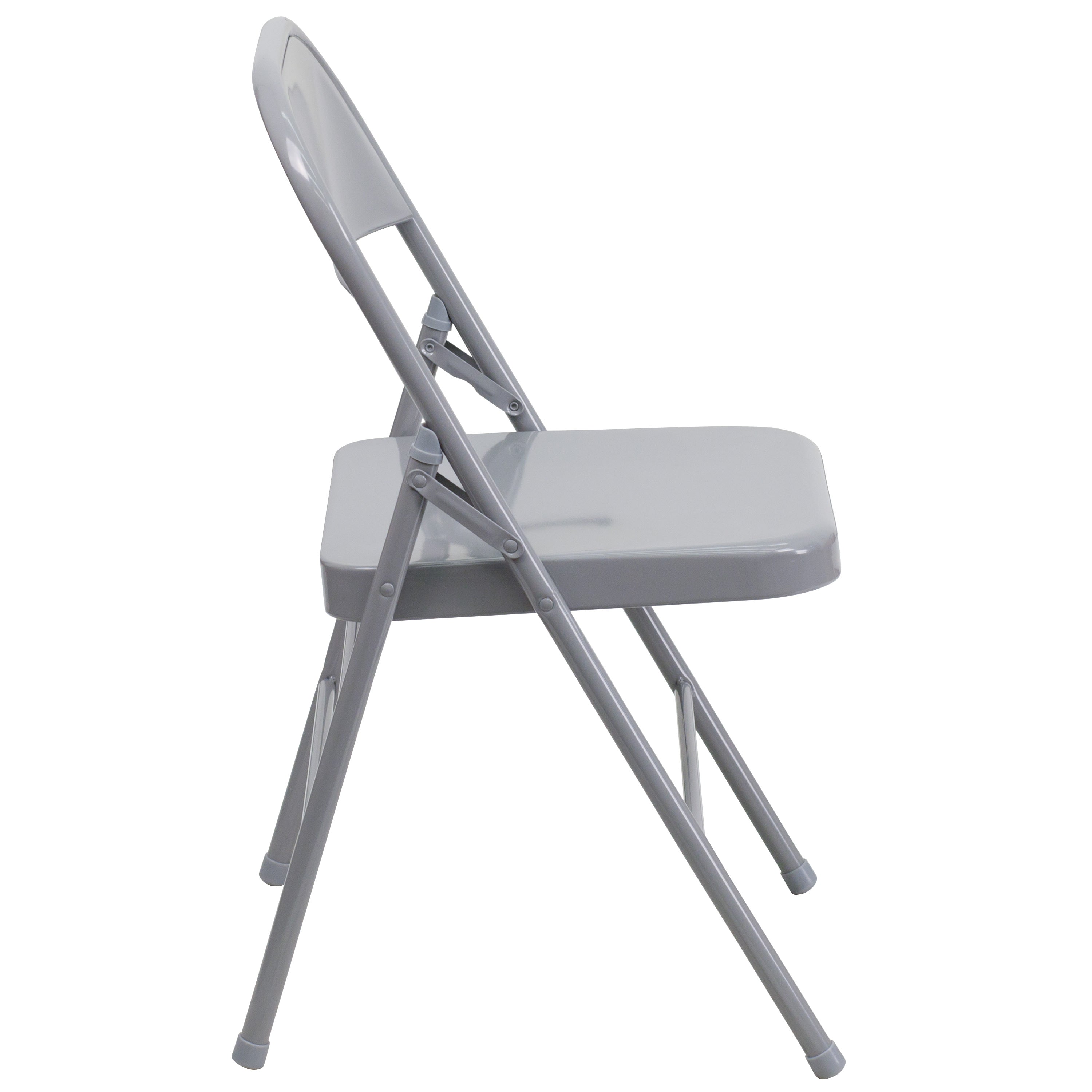 Series Triple Braced & Double Hinged Metal Folding Chair