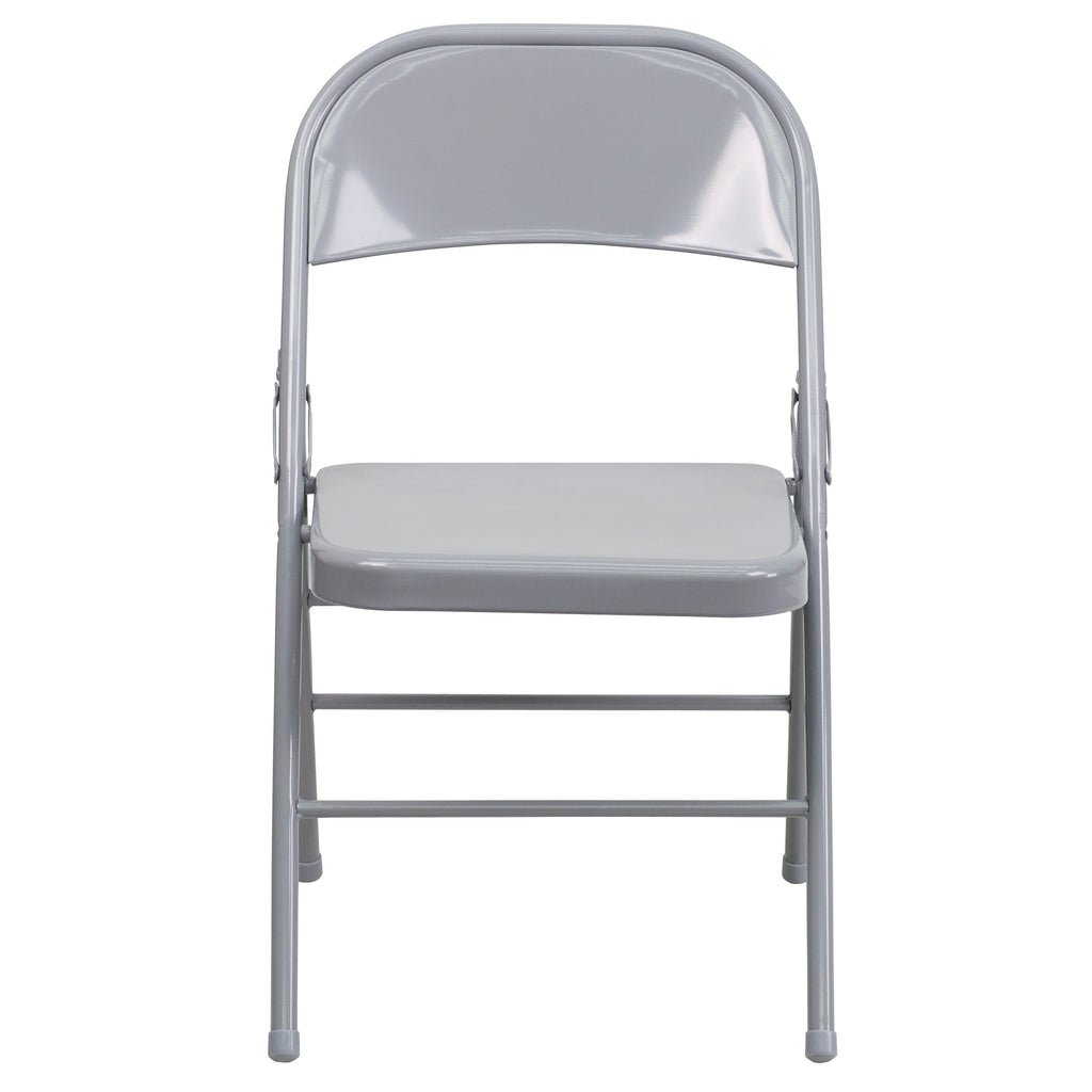 Series Triple Braced & Double Hinged Metal Folding Chair