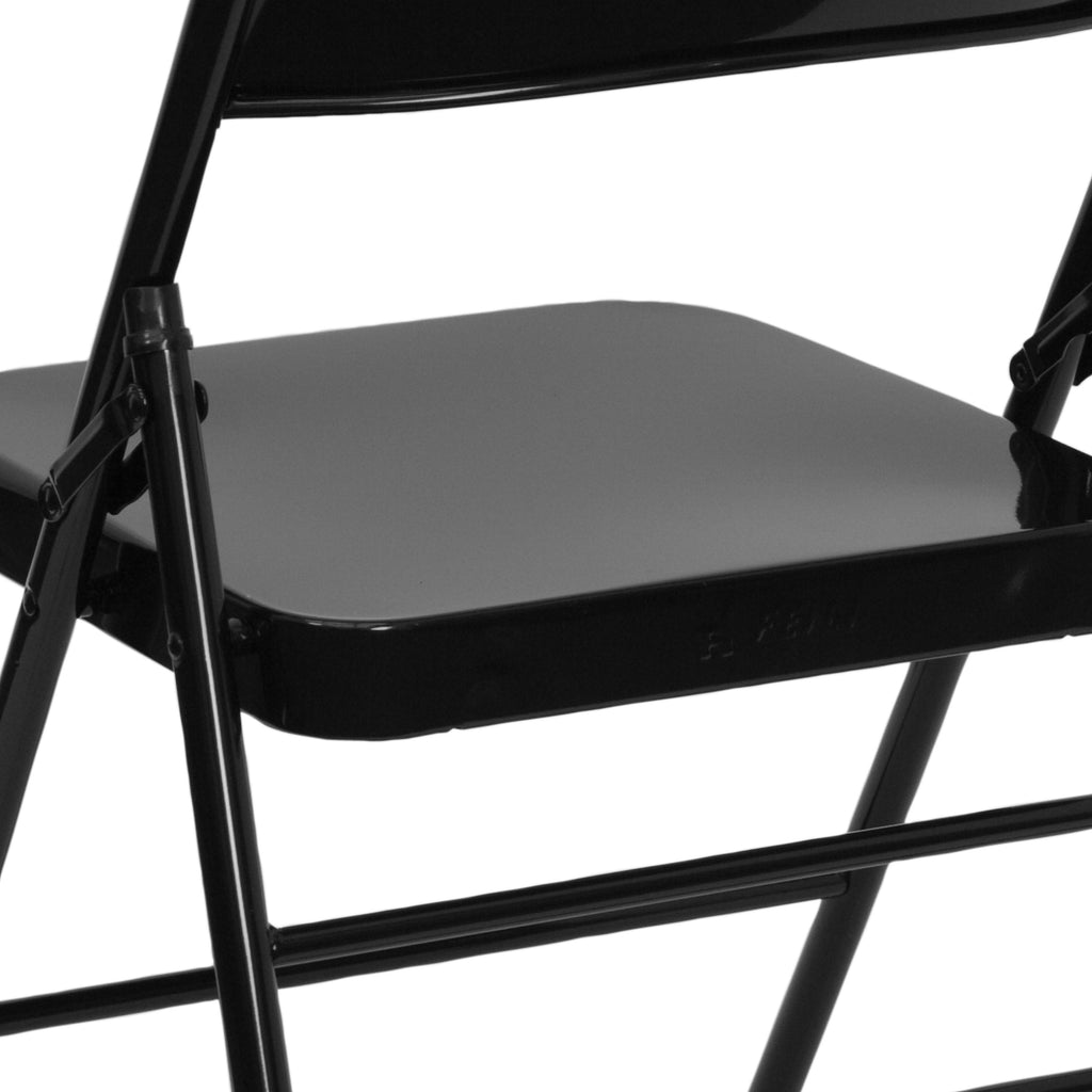 Series Triple Braced & Double Hinged Metal Folding Chair