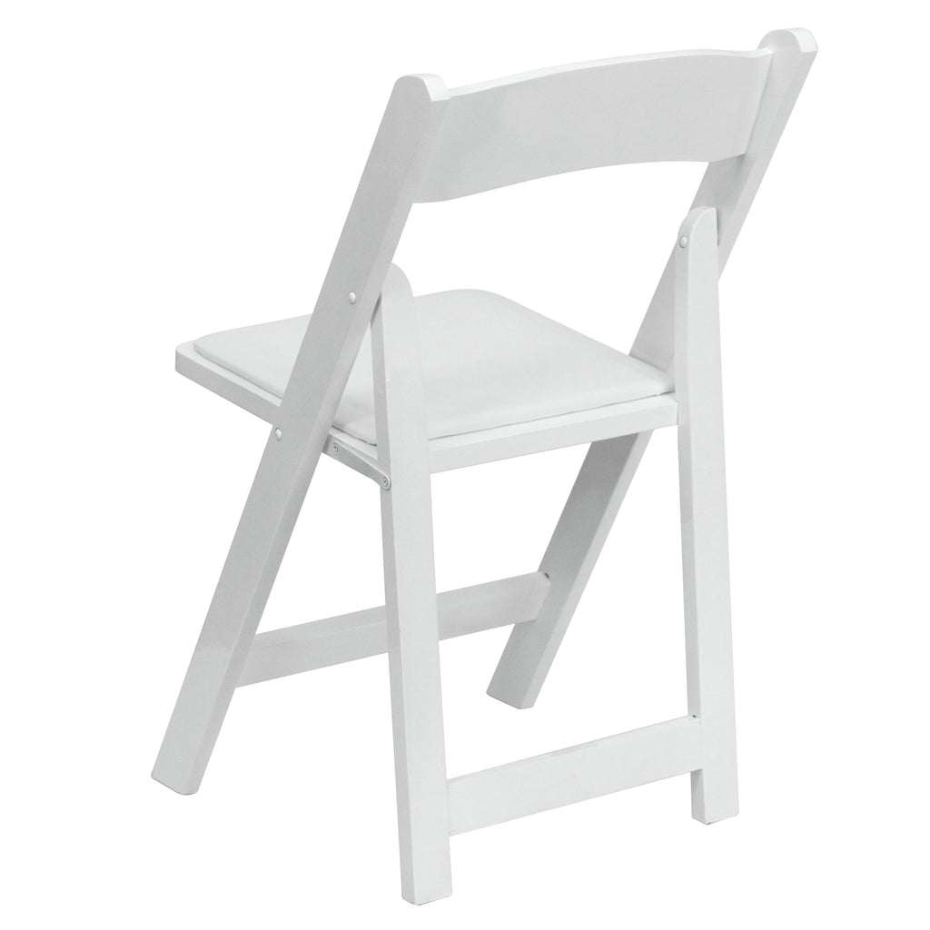 Series Wood Folding Chair with Vinyl Padded Seat